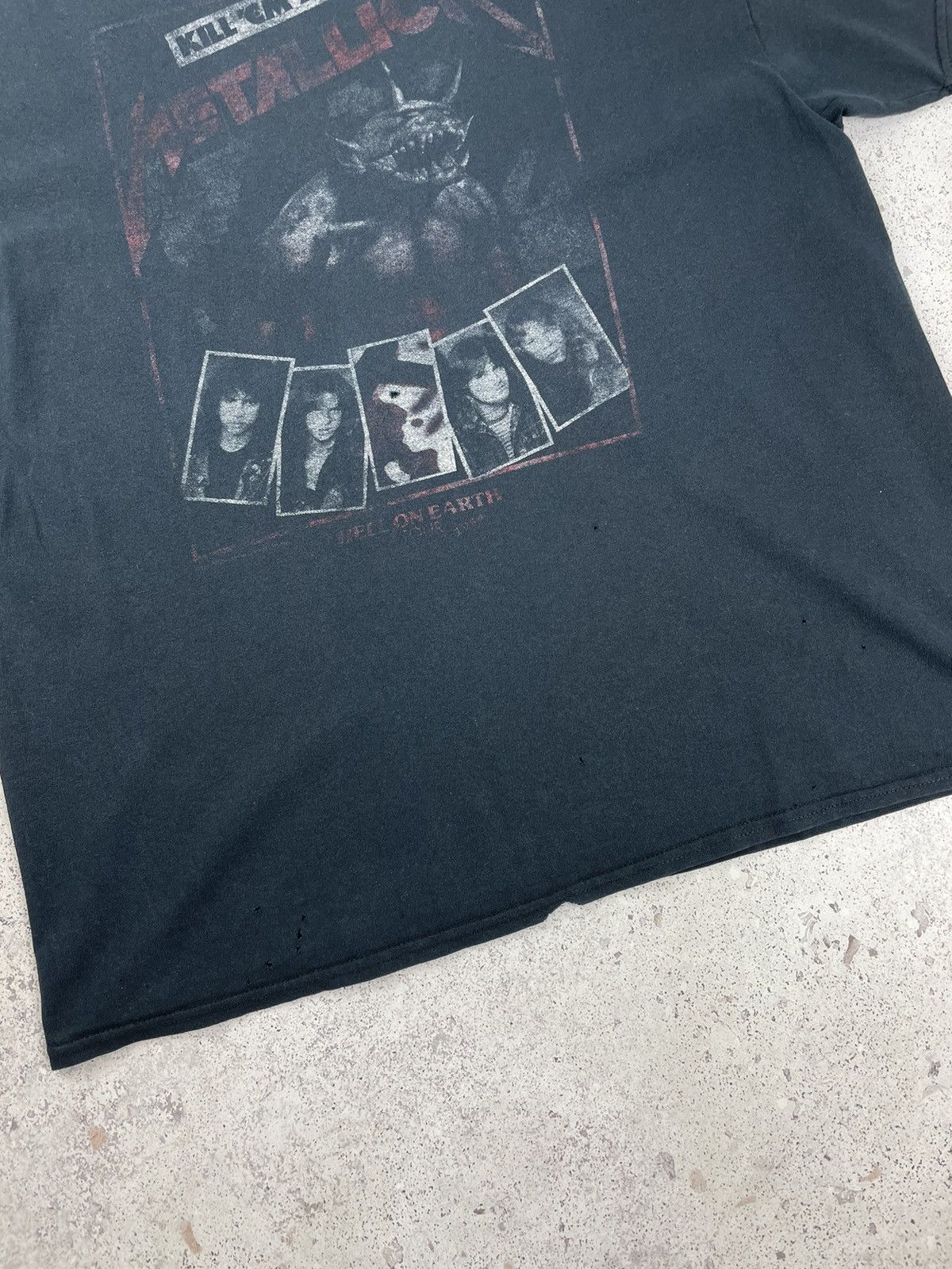 Band Tees × Metallica × Vintage Vintage Metallica Kill’Em All Rock Tee T-Shirt Size US XL / EU 56 / 4 - 3 Thumbnail