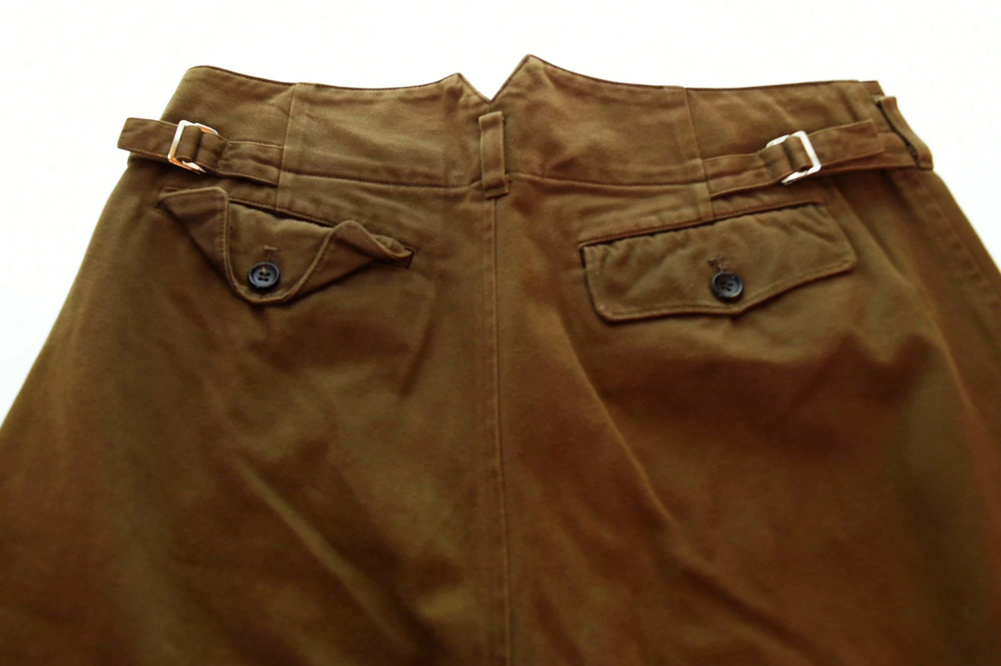 Comme des Garcons Easy Pants String Hem Cotton Zippe Parachute Pants Brown Size US 30 / EU 46 - 4 Thumbnail