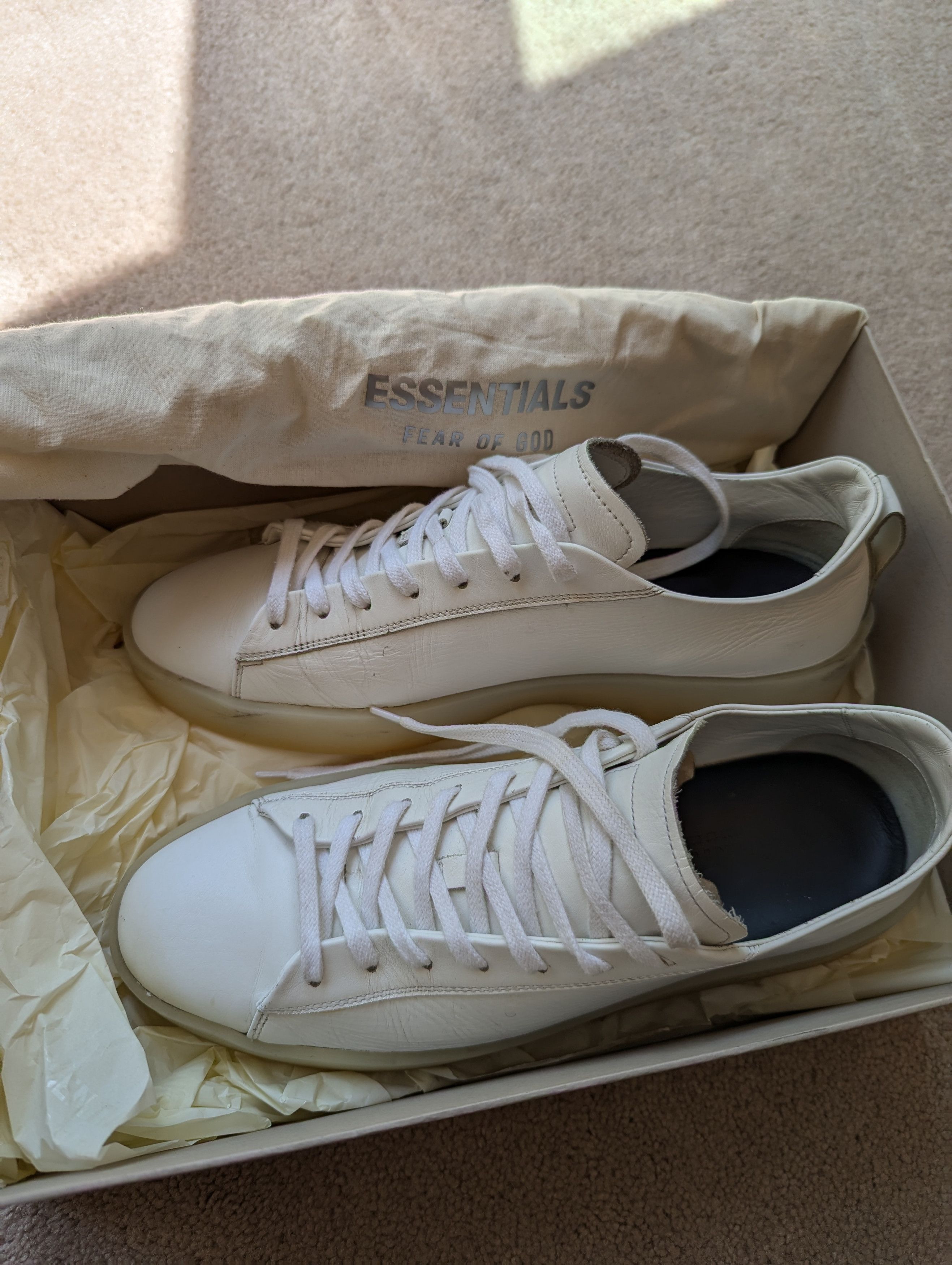 Essentials Fear of God Essentials Tennis Low 'White' Size US 8 / EU 41 - 5 Thumbnail