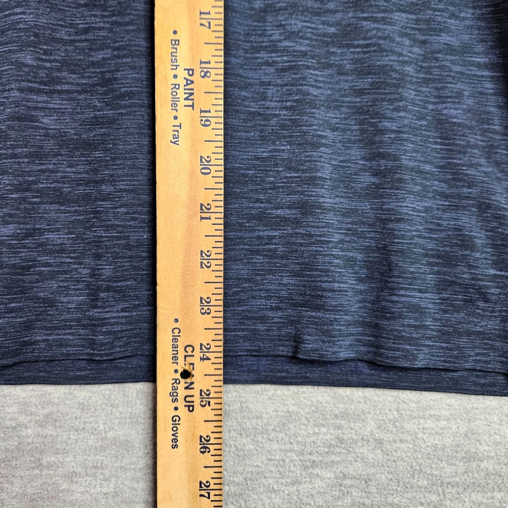 Lululemon Lululemon Navy Blue Short Sleeve Graphic Performance Tee S Men Shirt Crew Neck Logo Activewear Regular Fit Size US 29 - 4 Thumbnail