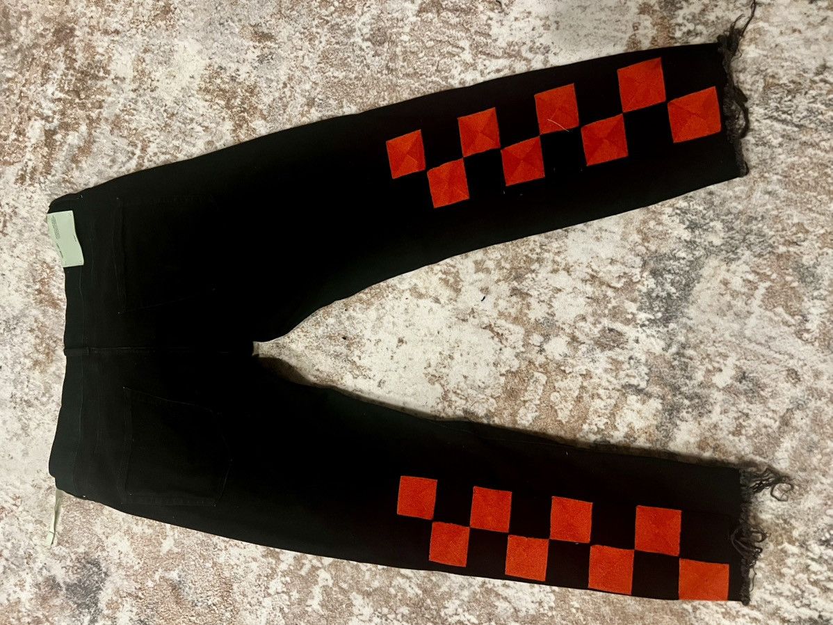 Off-White Off White Cropped Denim Size US 36 / EU 52 - 2 Thumbnail
