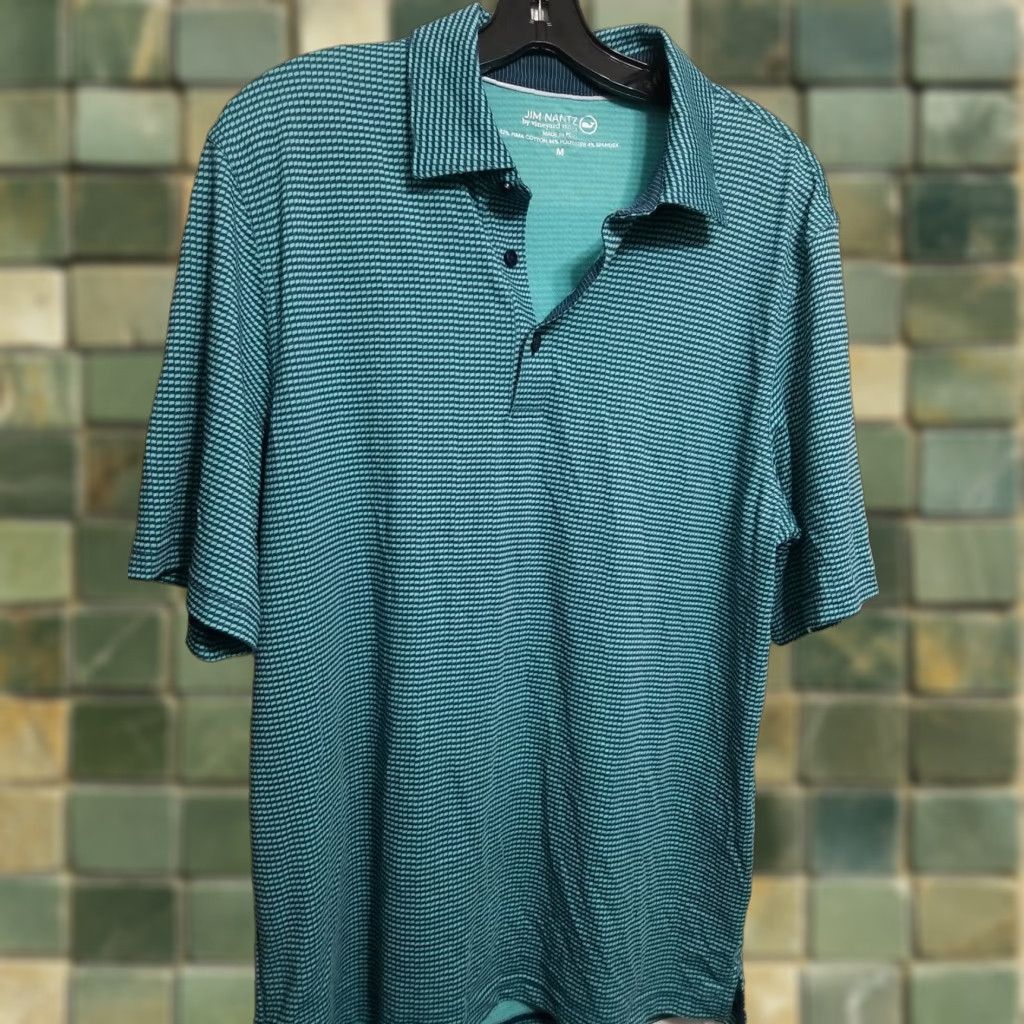 Vineyard Vines Vineyard Vines Performance Polo Shirt medium blue striped short sleeve Men's Regular Size M Multicolor Polo Mens Size US M / EU 48-50 / 2 - 1 Thumbnail