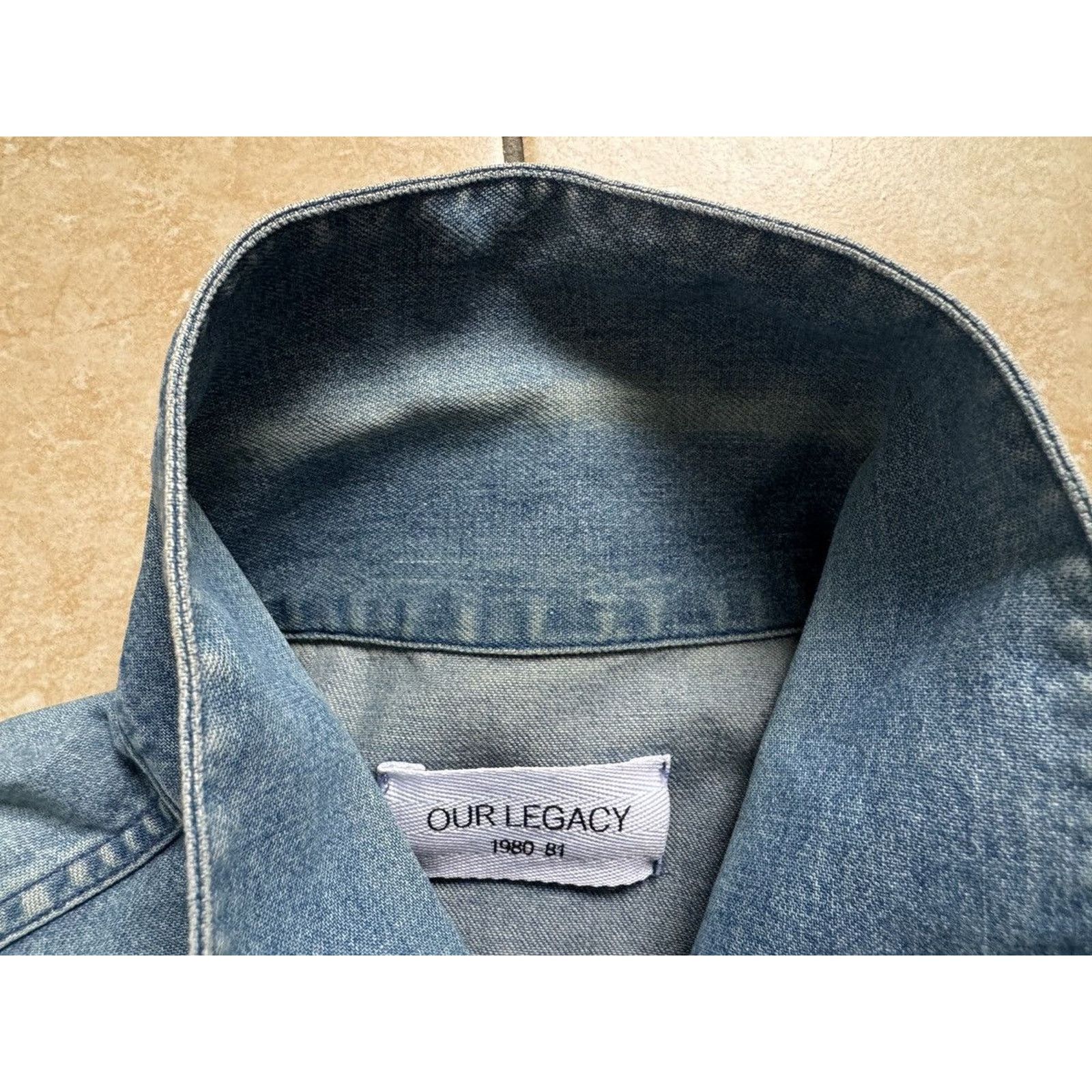 Our Legacy Vintage Our Legacy Jean Jacket Overshirt Size US L / EU 52-54 / 3 - 4 Thumbnail
