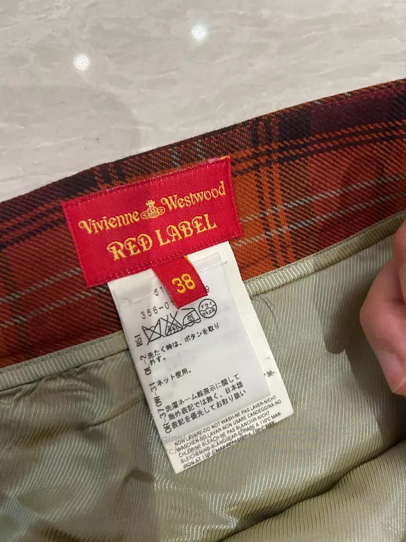 Vivienne Westwood Vivienne Westwood Show model red and orange plaid suit set Size XS / US 0-2 / IT 36-38 - 7 Thumbnail