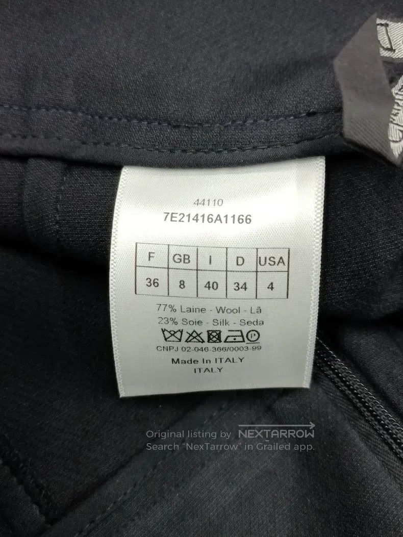 Dior Dior Black trousers Size 24" / US 00 / IT 34 - 4 Thumbnail