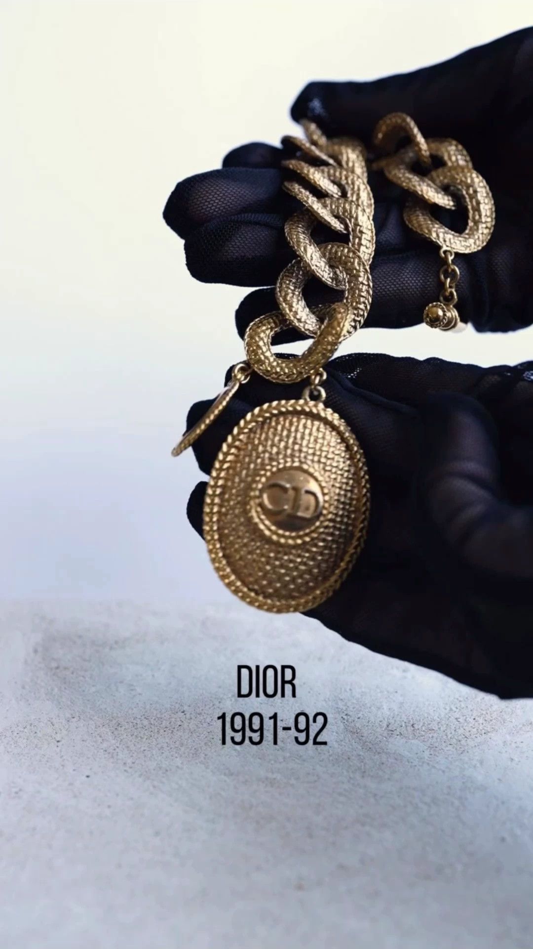 Dior Vintage Dior 1991 SS Gold-Tone CD Bracelet Size ONE SIZE - 1 Thumbnail