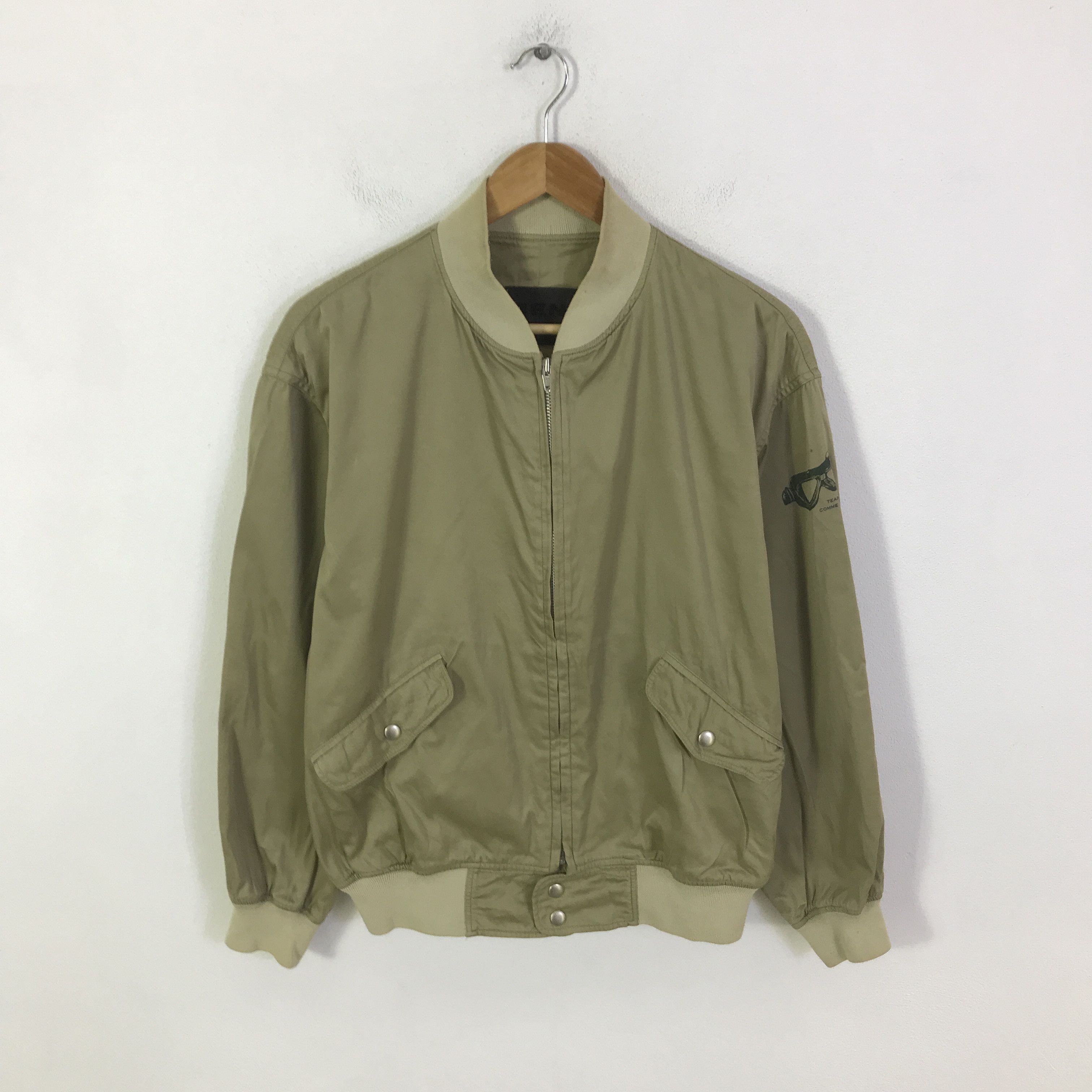 Japanese Brand comme ca du mode bomber jacket K121B3 Size US L / EU 52-54 / 3 - 1 Thumbnail