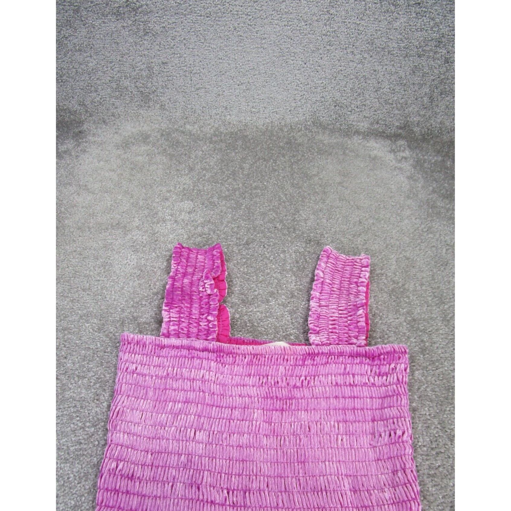 Anthropologie Anthropologie Womens Xs Pink Velvet Shirt Halter Cami Top Size ONE SIZE - 2 Thumbnail