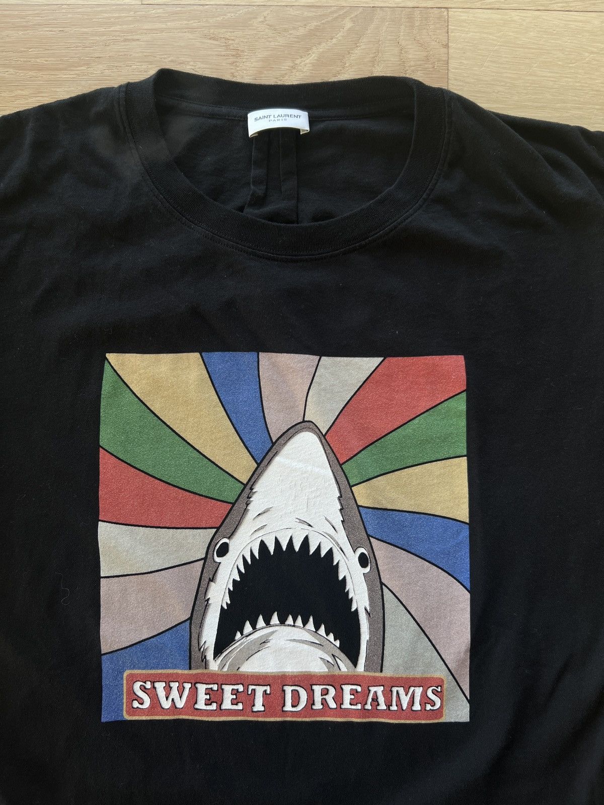 Saint Laurent Paris Sweet dreams t-shirt Size US M / EU 48-50 / 2 - 2 Thumbnail