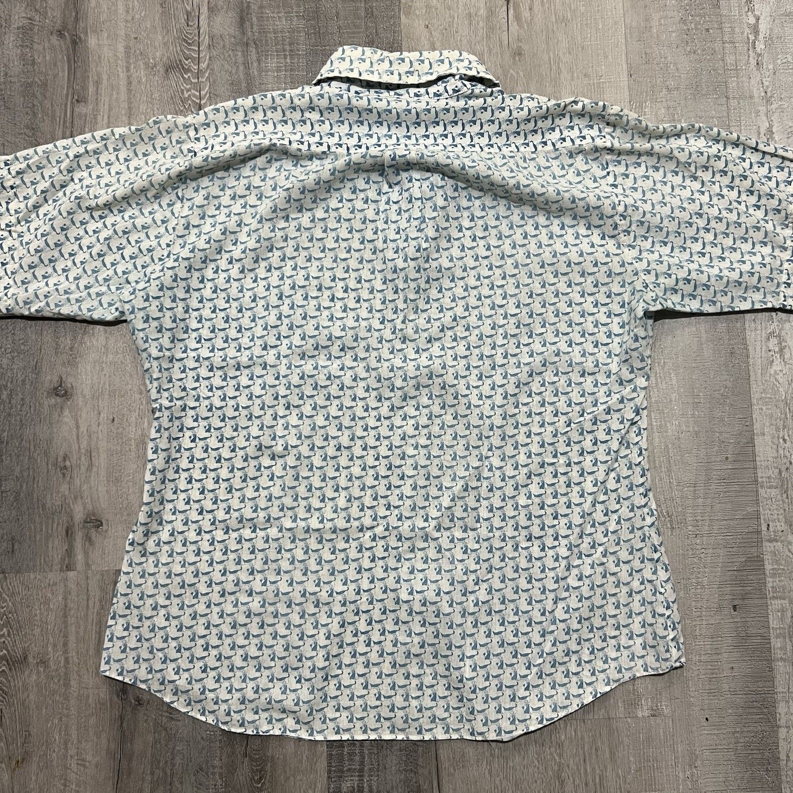 Vintage VTG Dachsund Printed Button Shirt Abstract Weiner Dog Print Size US M / EU 48-50 / 2 - 5 Thumbnail
