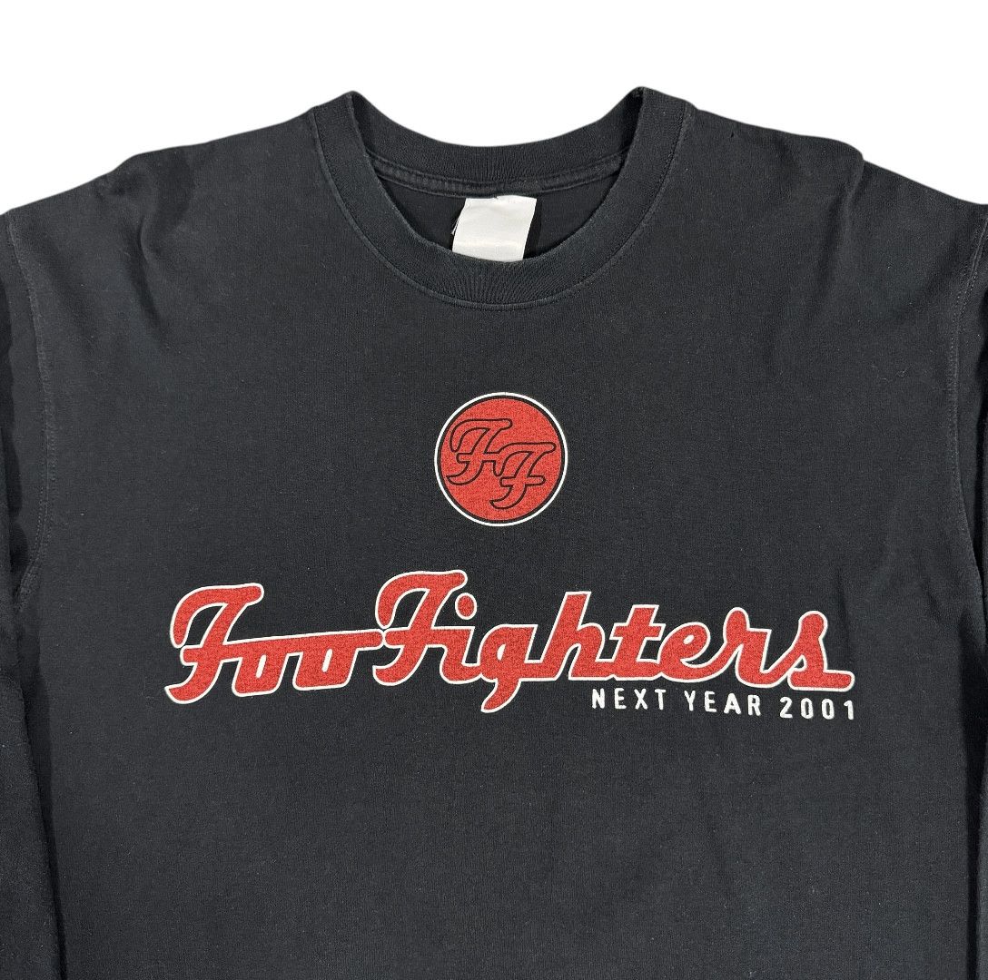 Band Tees Vintage 2001 Foo Fighters Parking Lot Boot Longsleeve Size US L / EU 52-54 / 3 - 3 Thumbnail
