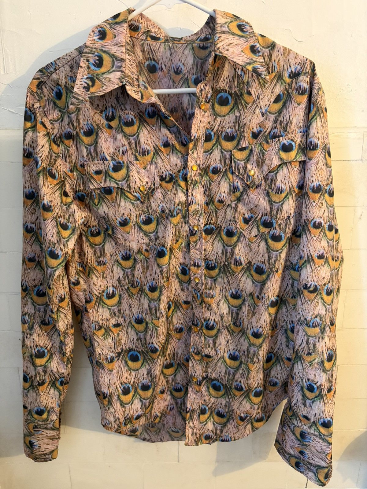 Other Led rechwe Veronica peacock psychedelia button down Size US M / EU 48-50 / 2 - 3 Thumbnail