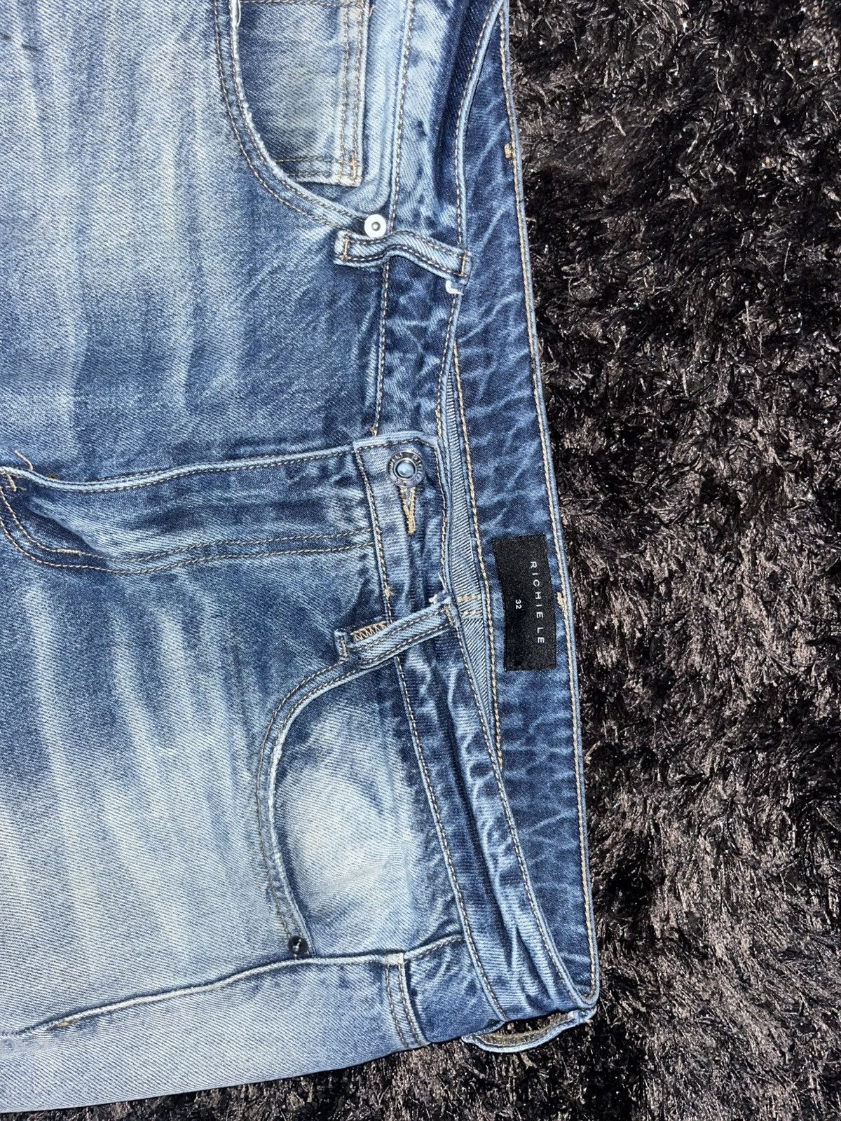 Richie Le Collection Richie le painters jeans raw hem Size US 32 / EU 48 - 4 Thumbnail