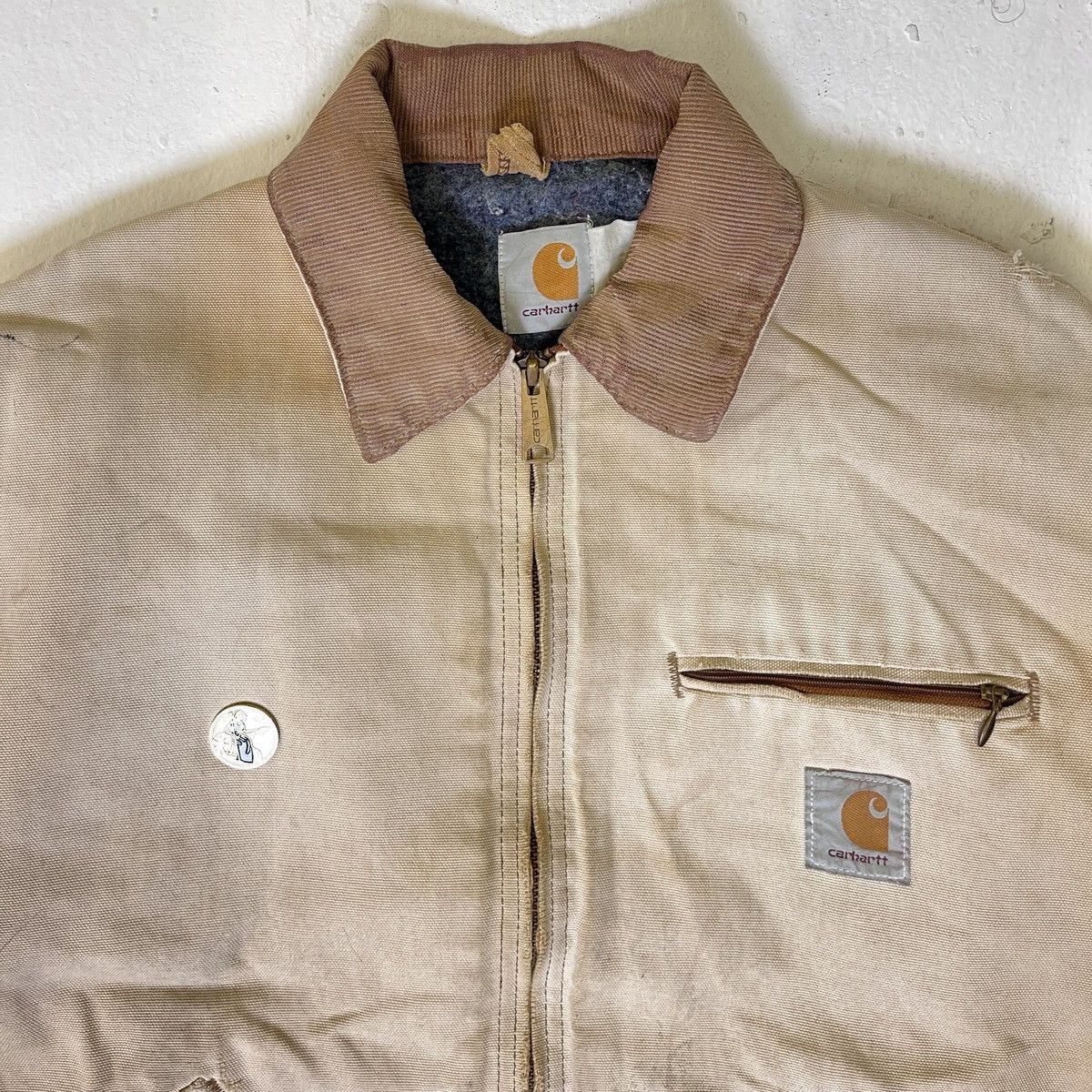 Carhartt 1995 THRASHED CARHARTT DETROIT Size US L / EU 52-54 / 3 - 2 Thumbnail