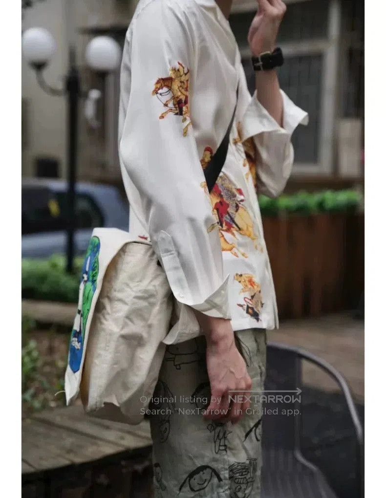 Enfants Riches Deprimes Enfants Riches Deprimes Silk Shirt with Artwork. Size US M / EU 48-50 / 2 - 5 Thumbnail