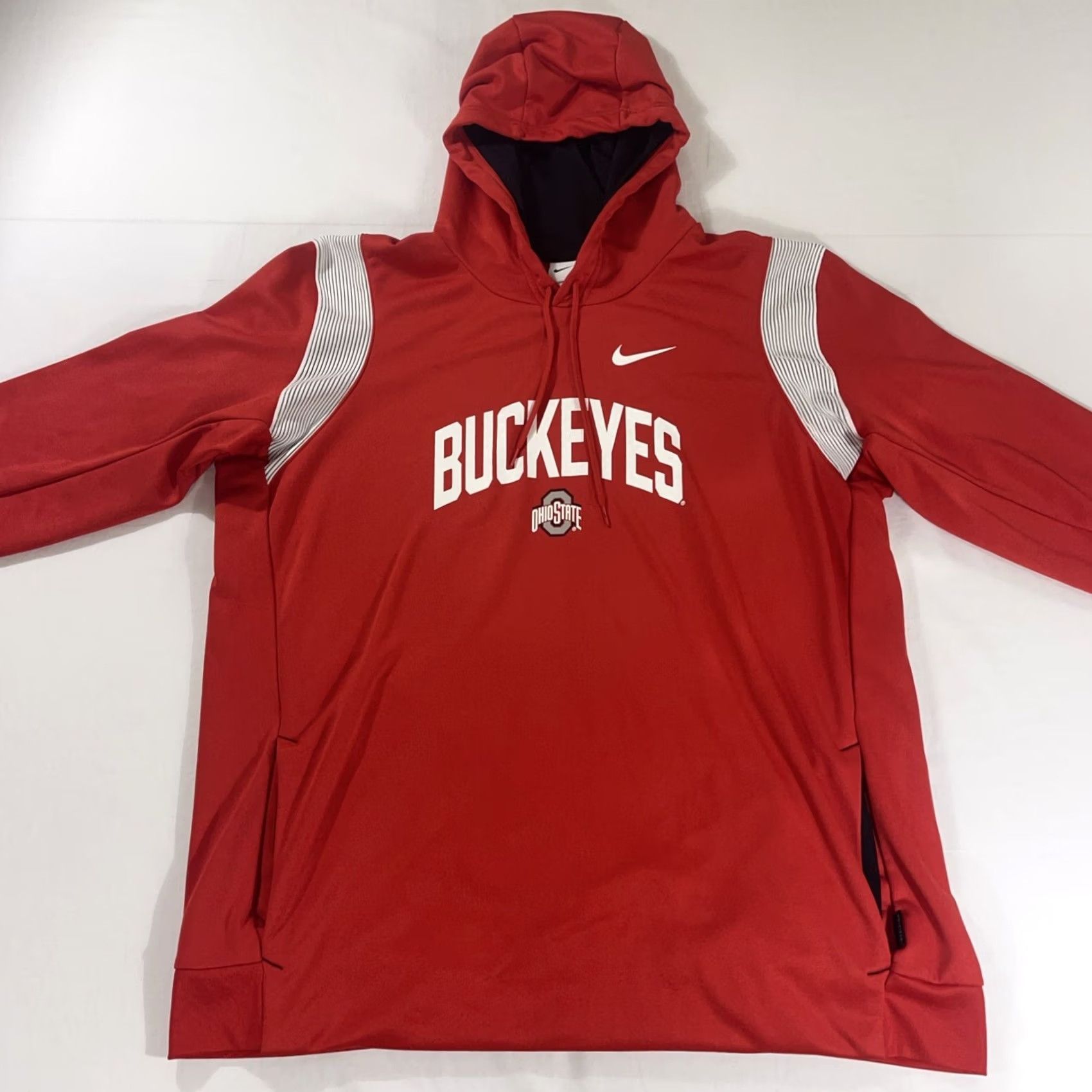 Nike Nike 2XL Hoodie Sweatshirt Ohio State Buckeyes Therma Fit DN6543-657 Red Size US XXL / EU 58 / 5 - 2 Thumbnail