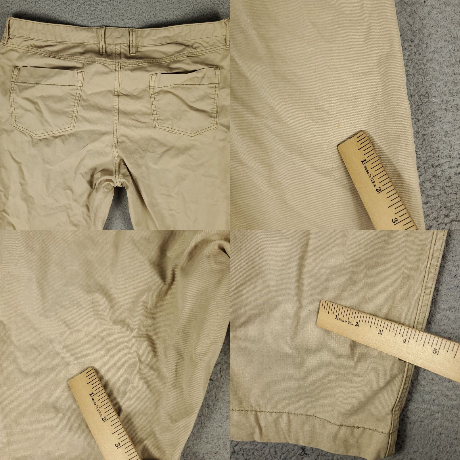 Robert Graham VINTAGE Robert Graham Jeans Mens Size 40x34 Straight Leg Pants Beige Classic 90s Men's Size US 40 / EU 56 - 8 Thumbnail