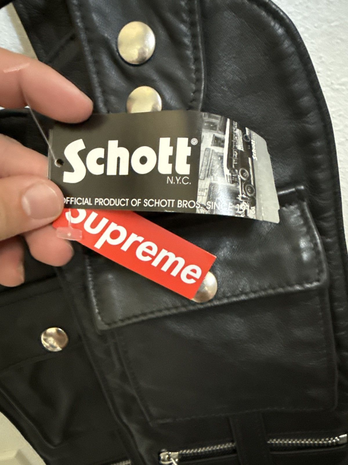 Jean Paul Gaultier × Supreme Supreme Jean Paul Gaultier Schott Leather Holster Size ONE SIZE - 4 Thumbnail