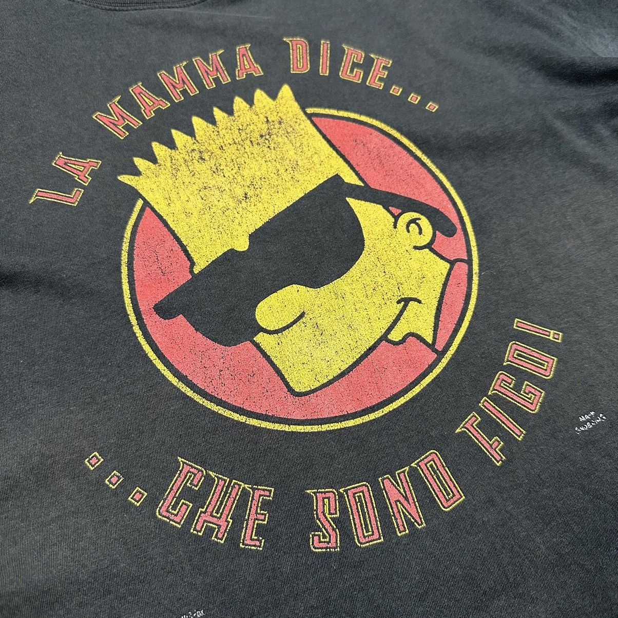 The Simpsons Vintage Jerzees The Simpsons Bart 1999 Black Size US L / EU 52-54 / 3 - 9 Thumbnail