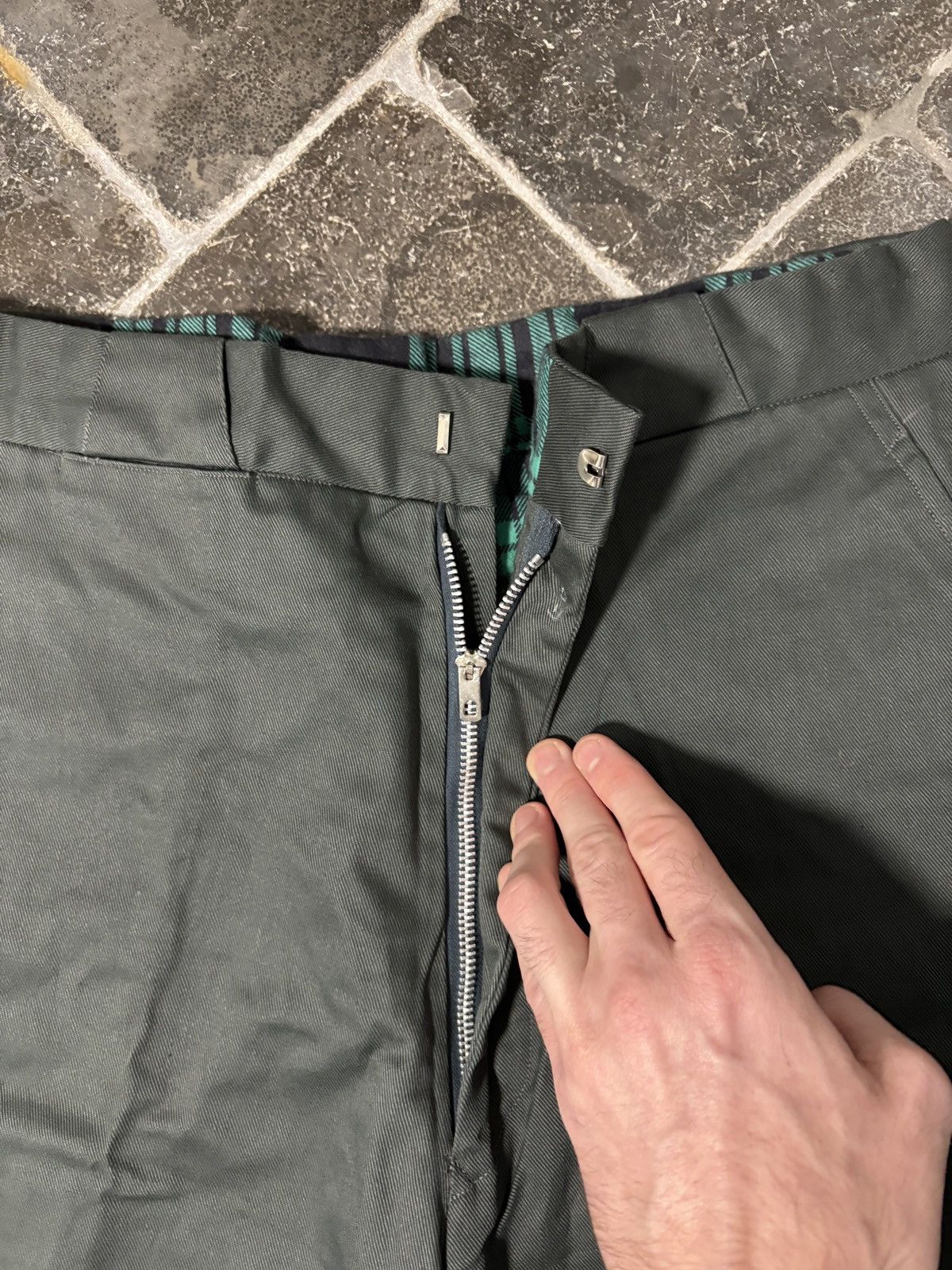 Vintage Vintage Champion Flannel Lined Trousers 1970s Deadstock Pant Size US 31 - 10 Thumbnail