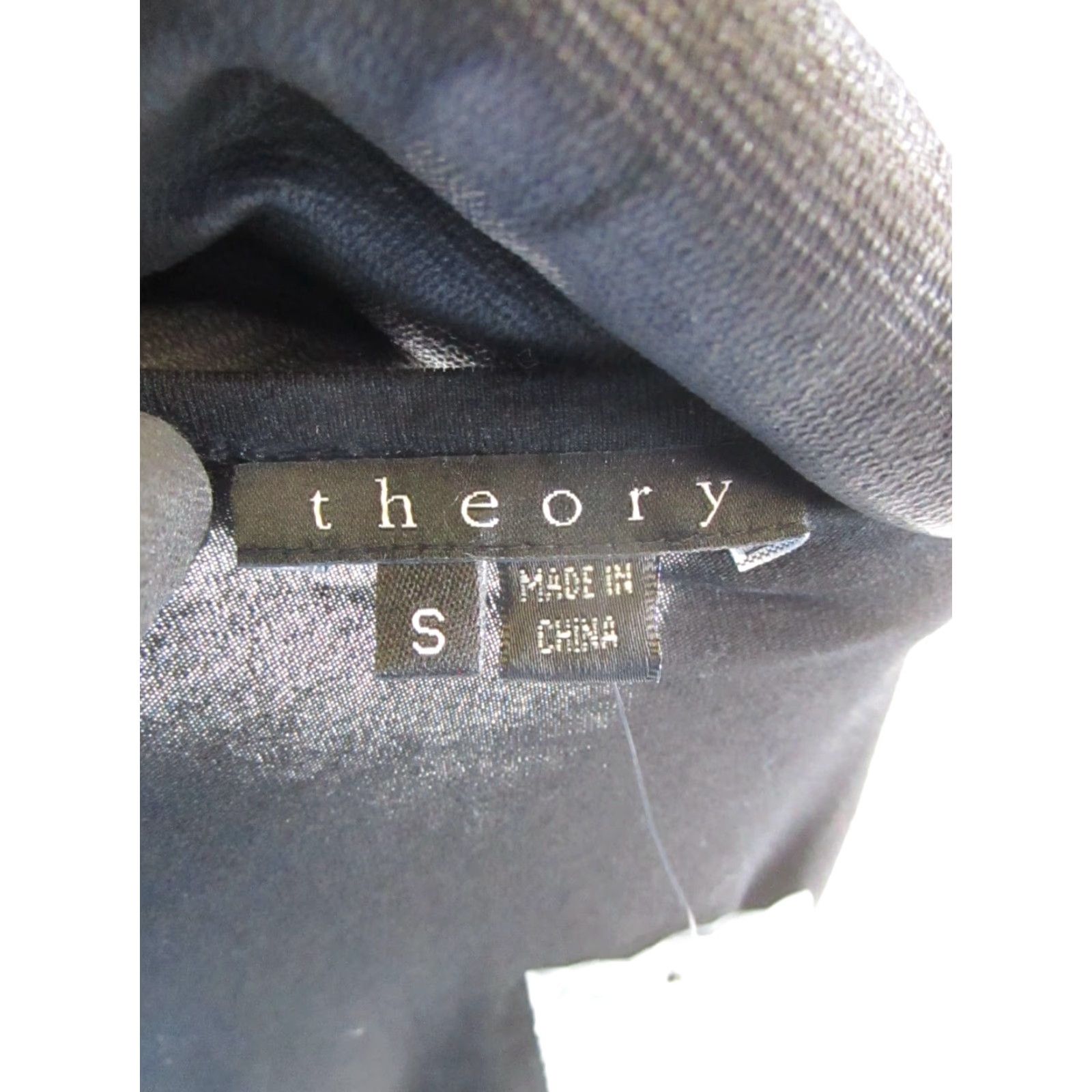 Theory Theory Shirt Womens Small Black Blouse New Size S / US 4 / IT 40 - 3 Thumbnail