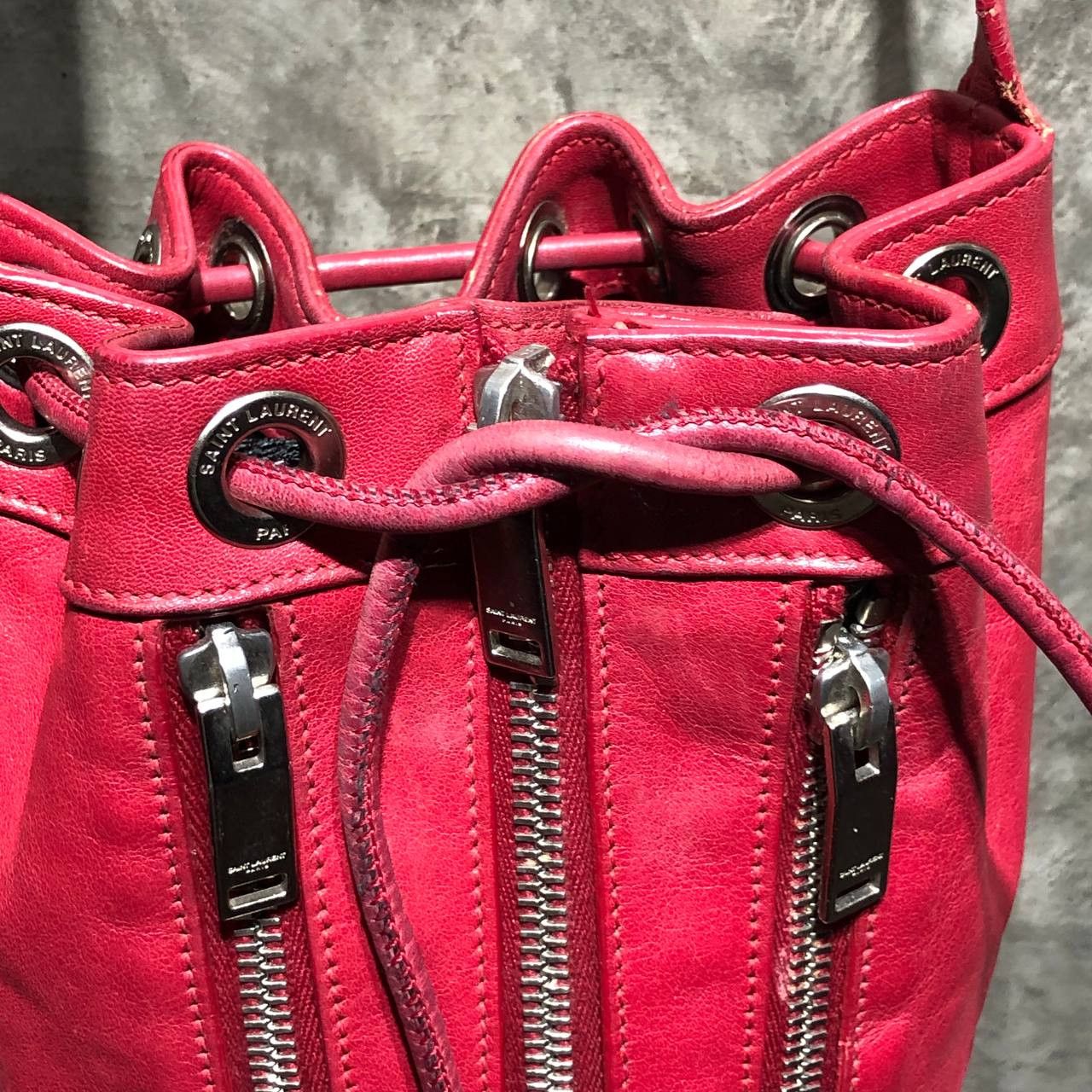 Saint Laurent Paris Saint Laurent Paris Rider Bucket Bag Size ONE SIZE - 7 Thumbnail