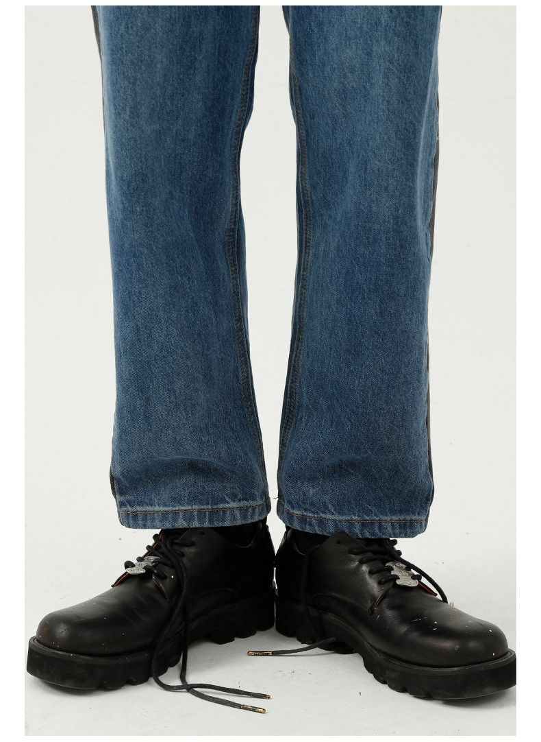 Japanese Brand × Jean Stitched trendy personality straight casual jeans Size US 32 / EU 48 - 5 Thumbnail
