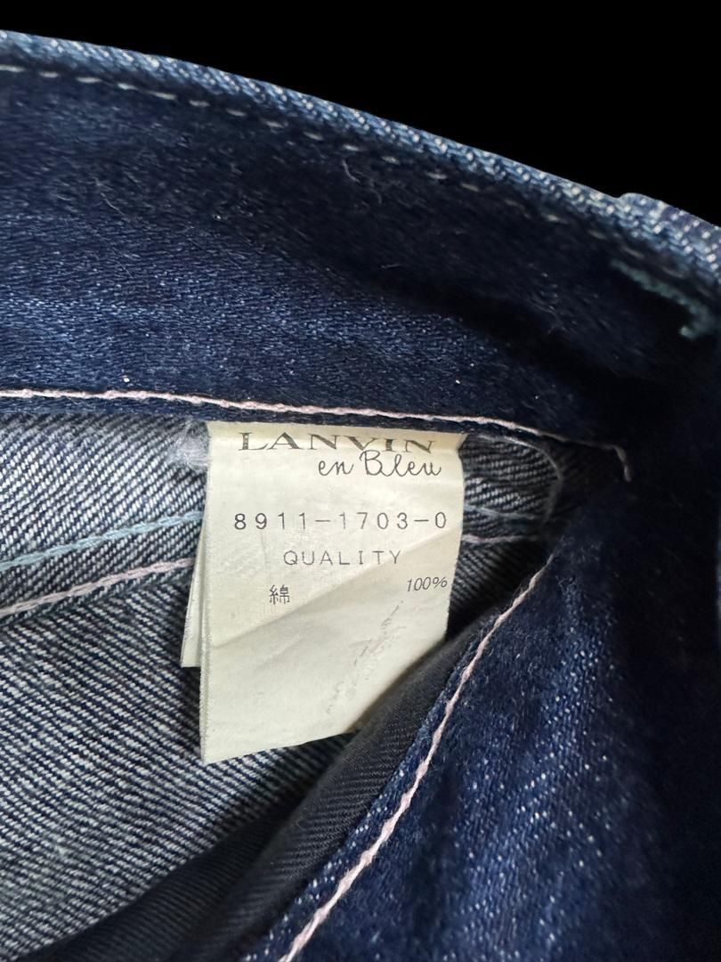 Lanvin Selvedge Jeans Lanvin En Bleu Rare line Color Selvedge Jeans Size US 29 - 7 Thumbnail