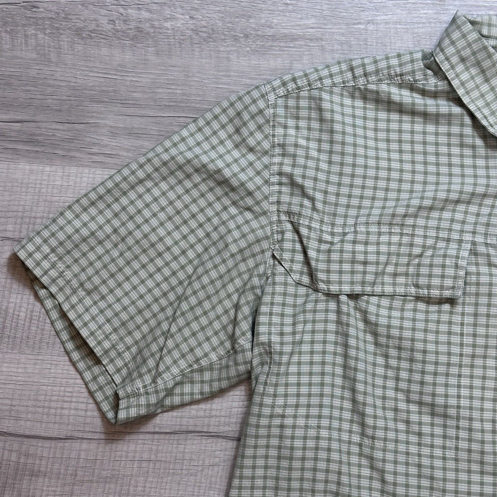 Simms Simms Fishing Shirt Mens Green Large Performance Vented Size US L / EU 52-54 / 3 - 6 Thumbnail