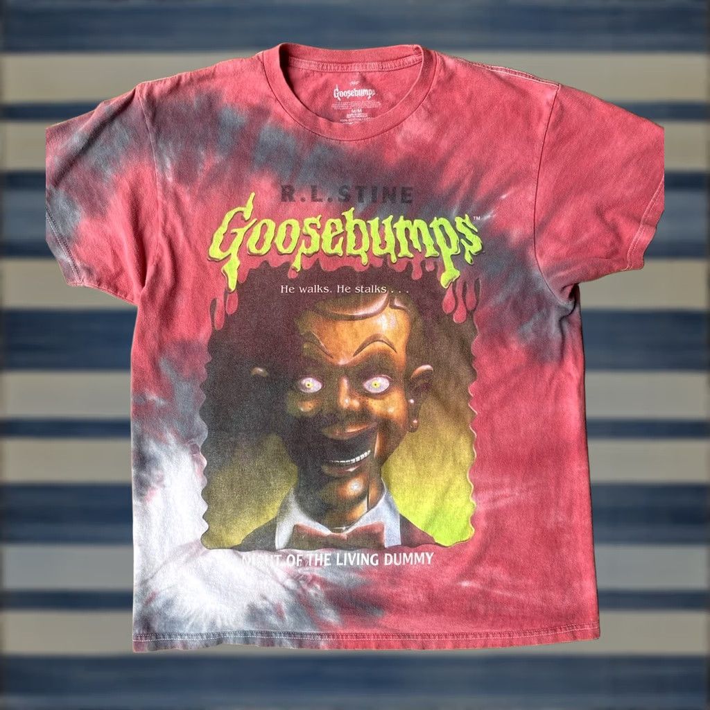 Vintage Goosebumps Night Of The Living Dummy Tie Dye T-Shirt Medium Men Red Captain? Size US M / EU 48-50 / 2 - 1 Thumbnail