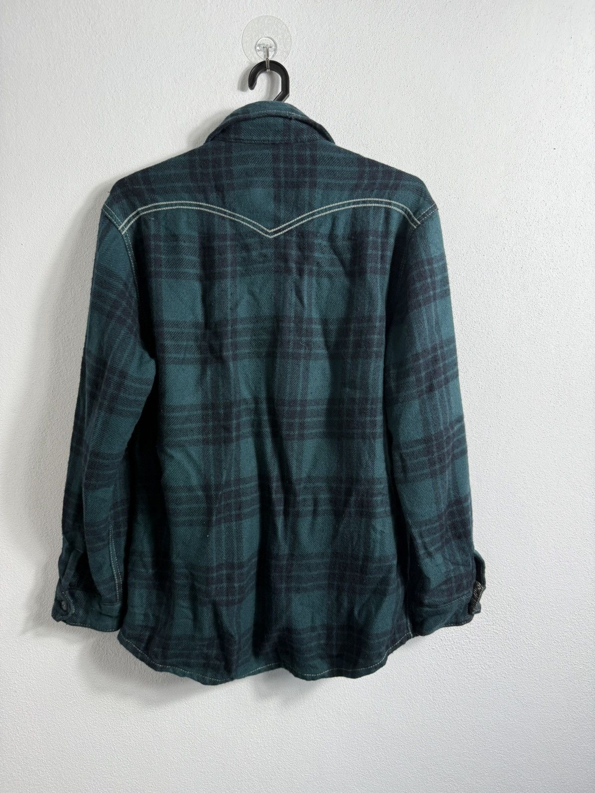 Levi's LEVIS RED TAB CASUAL LIGHT JACKET GREEN PLAID WESTERN STYLE Size US M / EU 48-50 / 2 - 5 Thumbnail