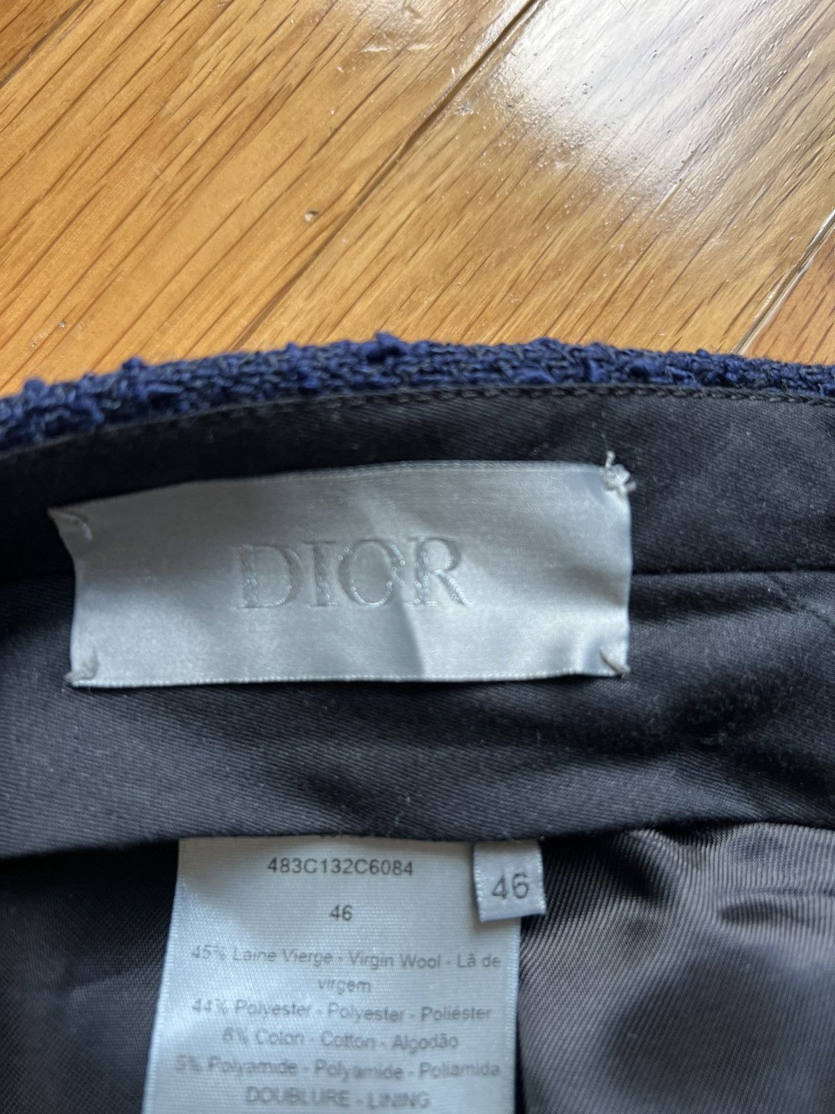 Dior SS24 Runway Dior Men Wool Wide Leg Trouser Sz 46 Size US 32 / EU 48 - 18 Thumbnail