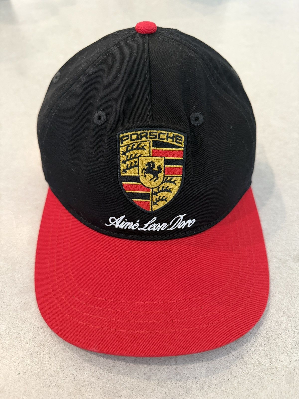 Aime Leon Dore × Porsche Design ALD x Porsche Hat Red/Black Size ONE SIZE - 4 Thumbnail