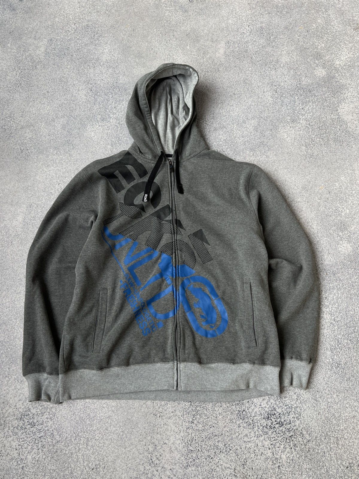 Ecko Unltd. × Vintage Vintage Ecko Unltd Big logo zip hoodie rap sk8 style Size US XL / EU 56 / 4 - 3 Thumbnail