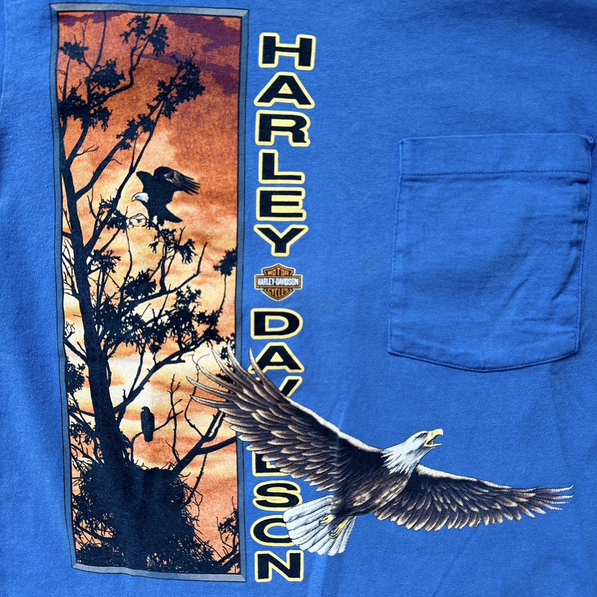 Harley Davidson × Vintage Harley-Davidson Eagles Tee Size US S / EU 44-46 / 1 - 3 Thumbnail