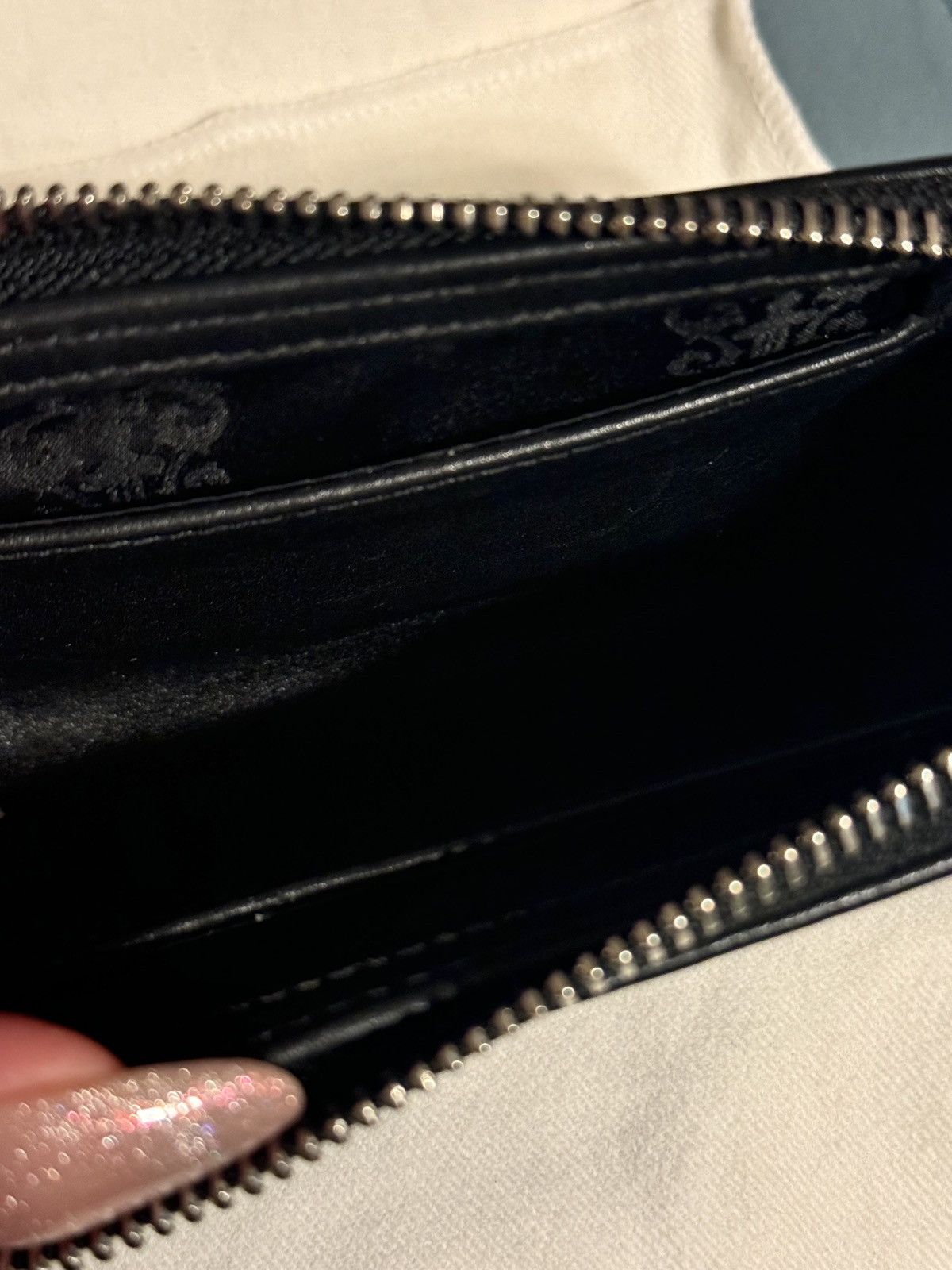 Chrome hearts wallet with chain