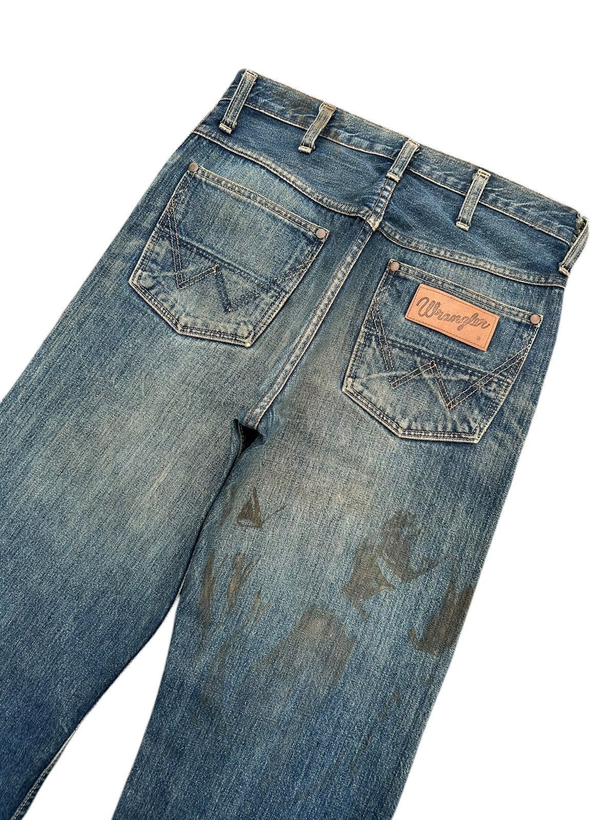 Kapital Vintage Wrangler Blue Bell Selvedge Distressed Denim Jeans Size US 29 - 11 Thumbnail