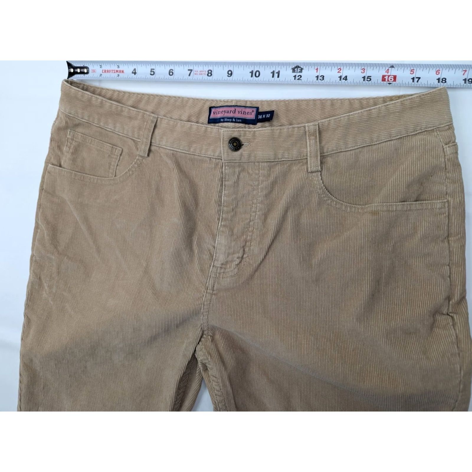 Vineyard Vines Vineyard Vines Corduroy 5 Pocket Pants Men 36x32 Straight Size US 36 / EU 52 - 5 Thumbnail