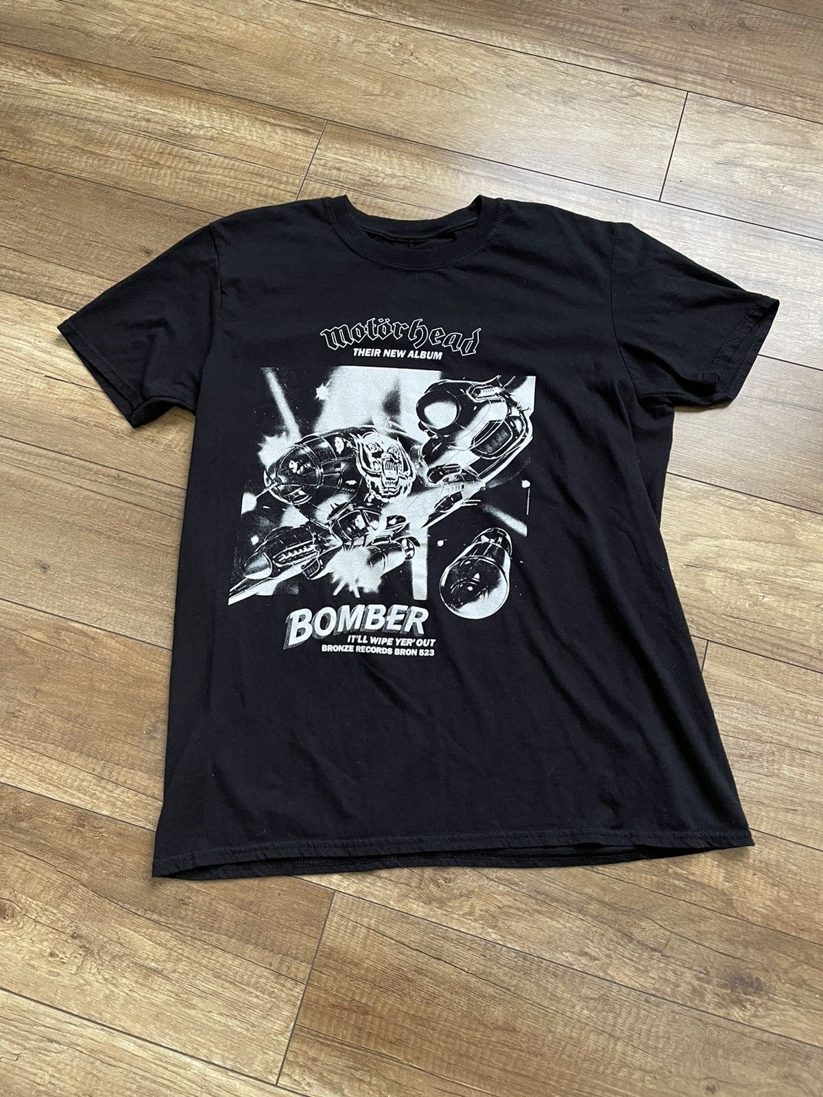 Band Tees Motorhead Bomber Vintage Rock Band T-Shirt Tee Size US L / EU 52-54 / 3 - 2 Thumbnail