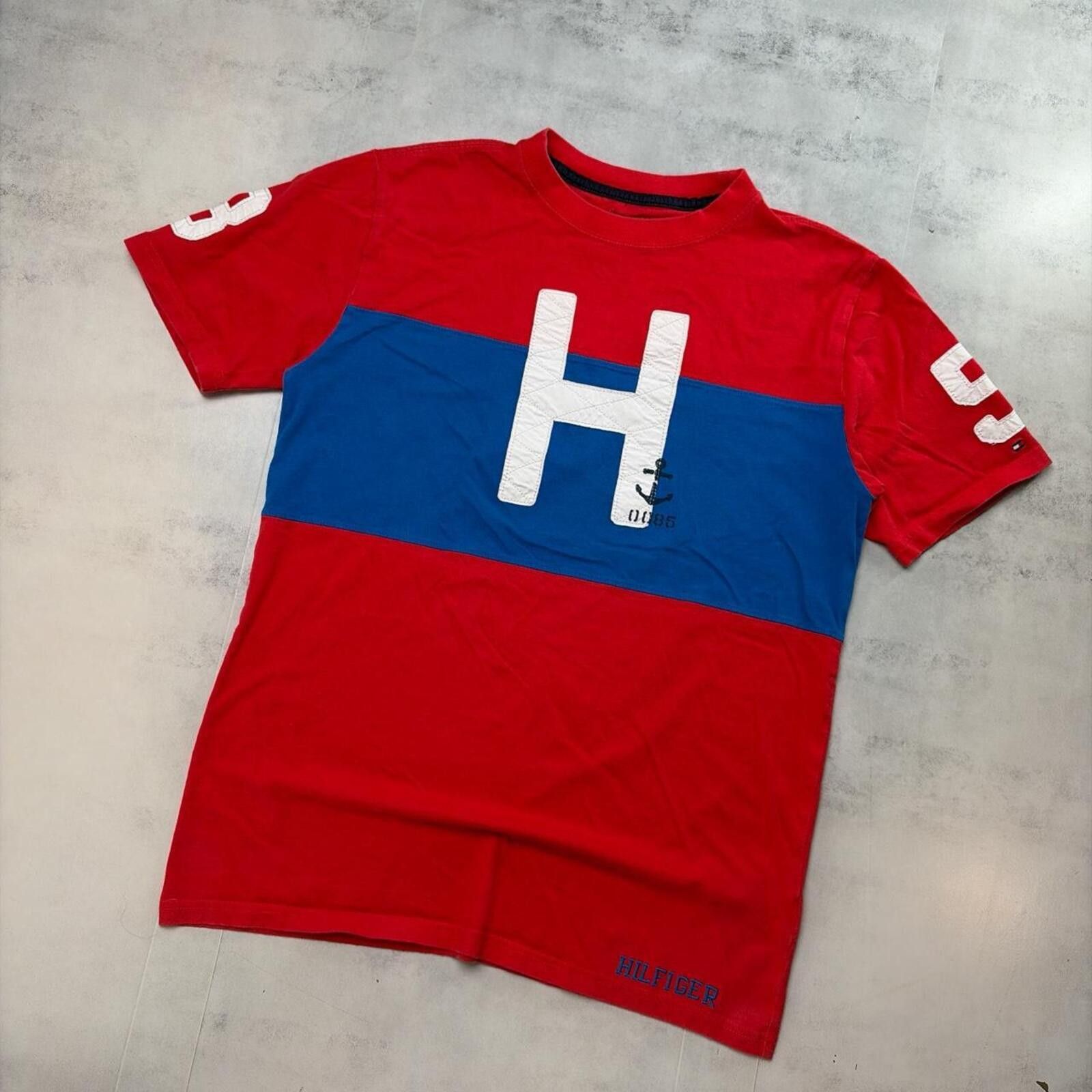 Tommy Hilfiger Y2K Red Tommy Hilfiger Grunge Chief Keef Skater T-Shirt Size US XS / EU 42 / 0 - 2 Thumbnail