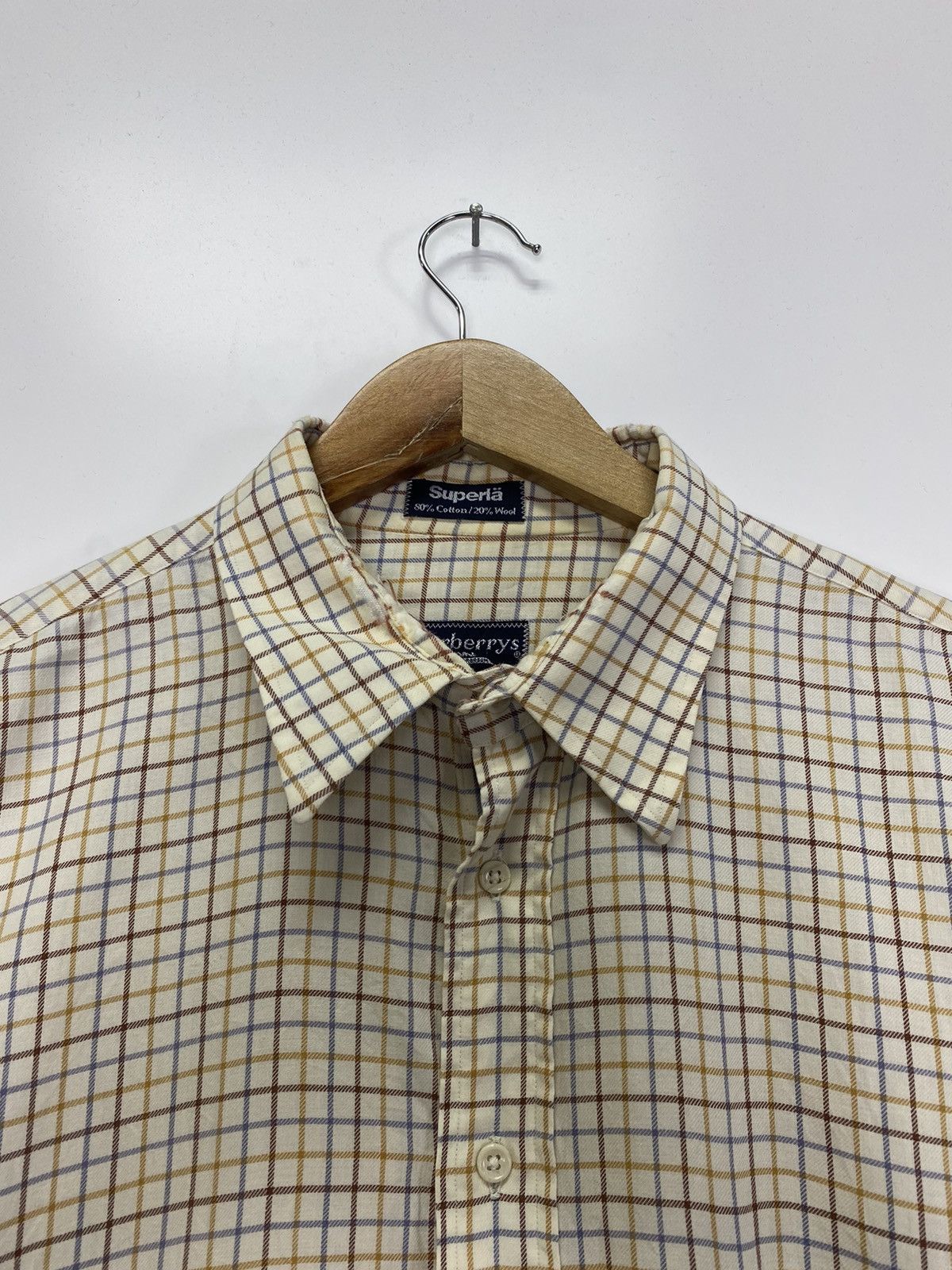 Burberry × Vintage Vintage Burberry Button up Size US L / EU 52-54 / 3 - 6 Thumbnail
