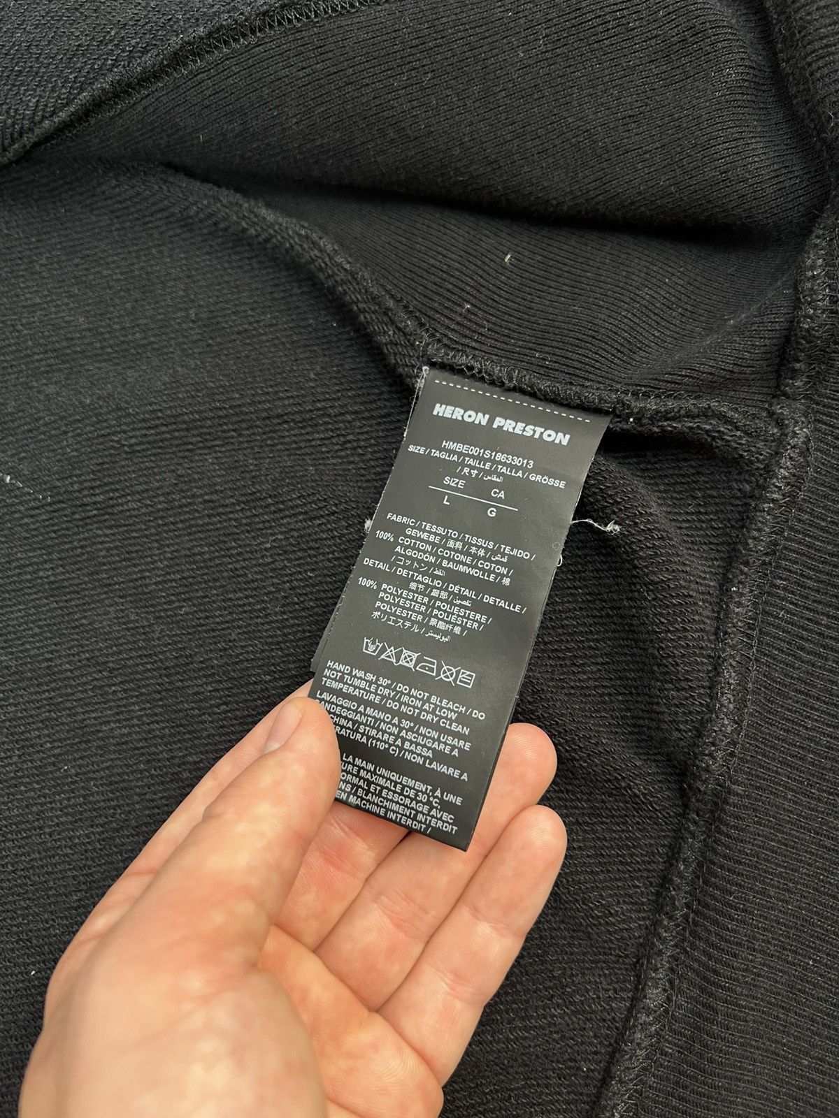 Heron Preston Heron Preston Handle With Care Zip Hoodie Size US L / EU 52-54 / 3 - 14 Thumbnail