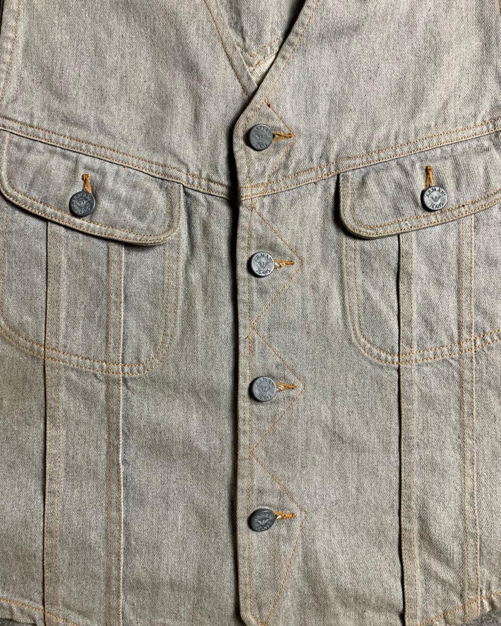 Giorgio Armani 1990s Armani Jeans Denim Vest Size US M / EU 48-50 / 2 - 6 Thumbnail