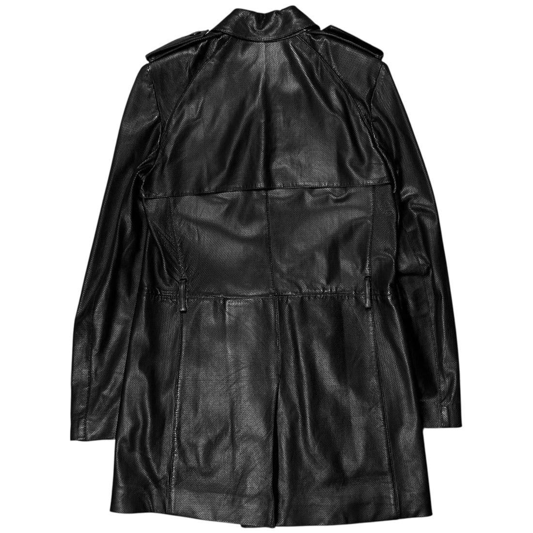 Gucci Gucci by Tom Ford Military Perforated Leather Coat - AW97 Size US XS / EU 42 / 0 - 3 Thumbnail