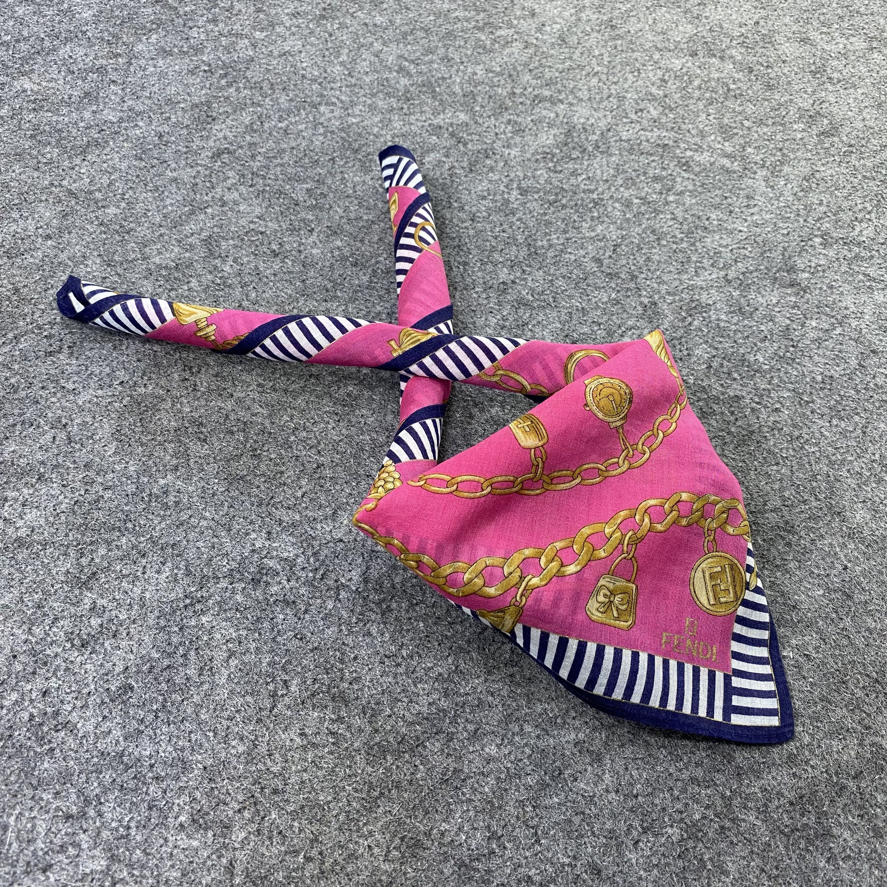 Fendi Fendi Handkerchief Neckerchief Bandana-B1775 Size ONE SIZE - 1 Thumbnail