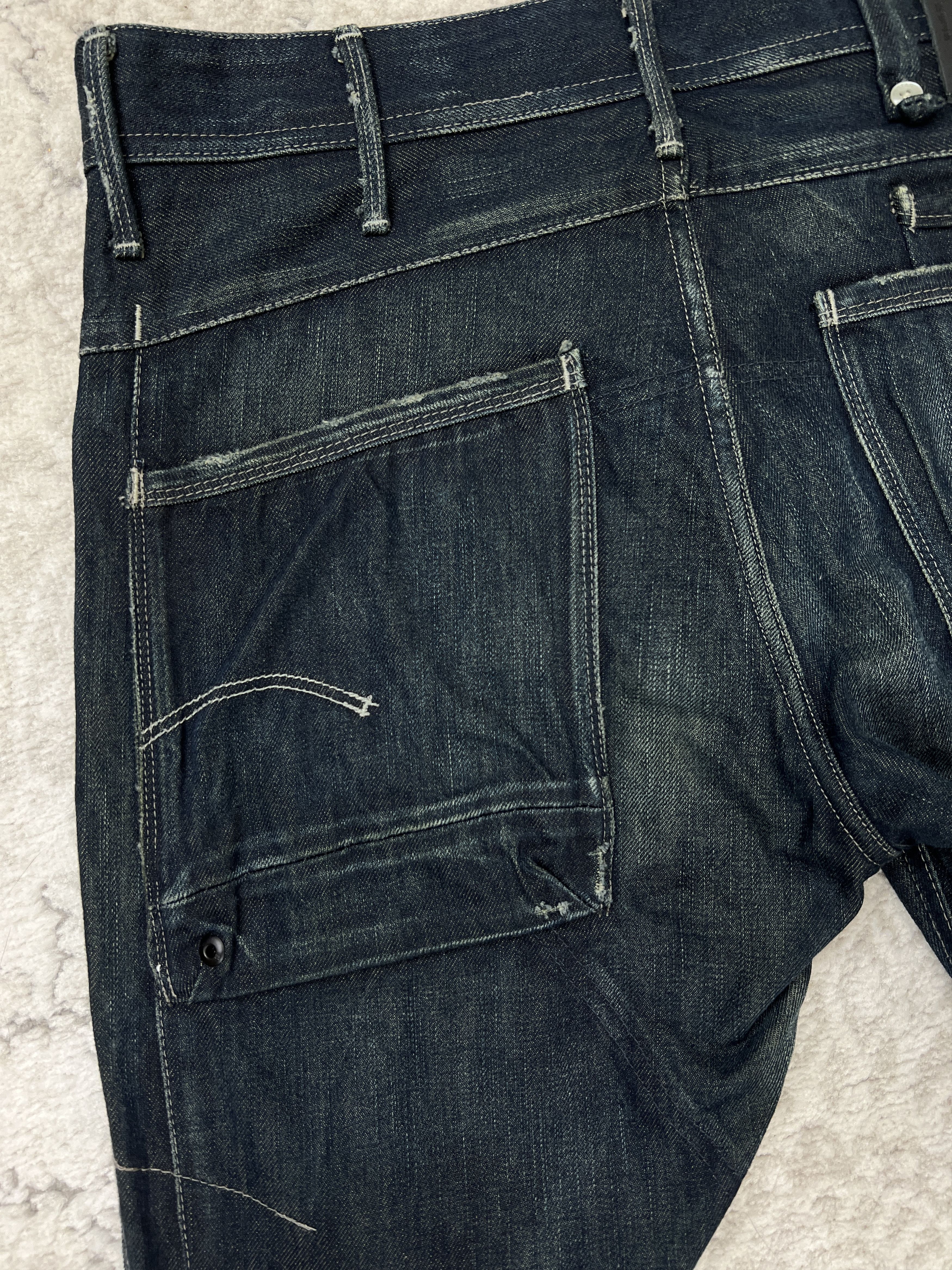 G-Star G-Star RAW Navy Jack Loose Tapered Jeans - Raw Denim 32 Size US 32 / EU 48 - 16 Thumbnail