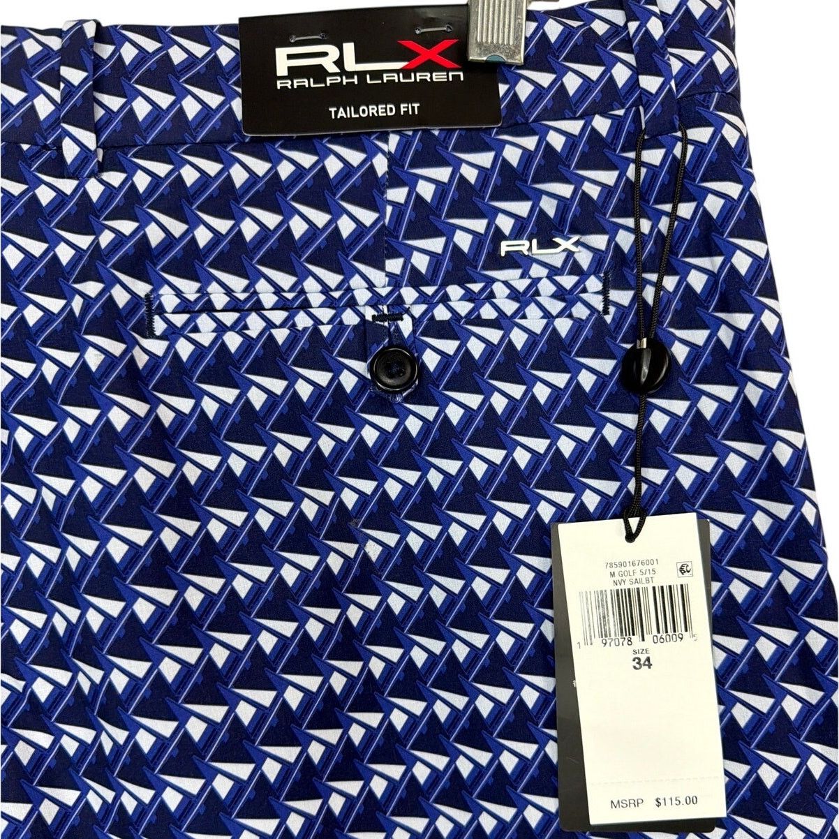 RLX Ralph Lauren NWT RLX Ralph Lauren Tailored Fit Stretch Poplin Golf Shorts Size US 34 / EU 50 - 10 Thumbnail