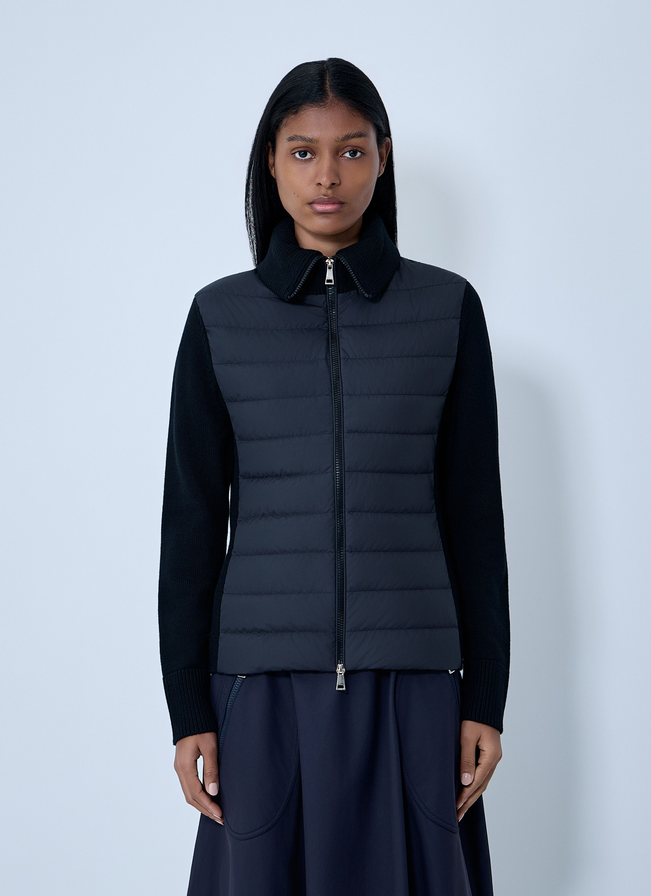 Moncler Quilted Cardigan Size XS / US 0-2 / IT 36-38 - 1 Thumbnail