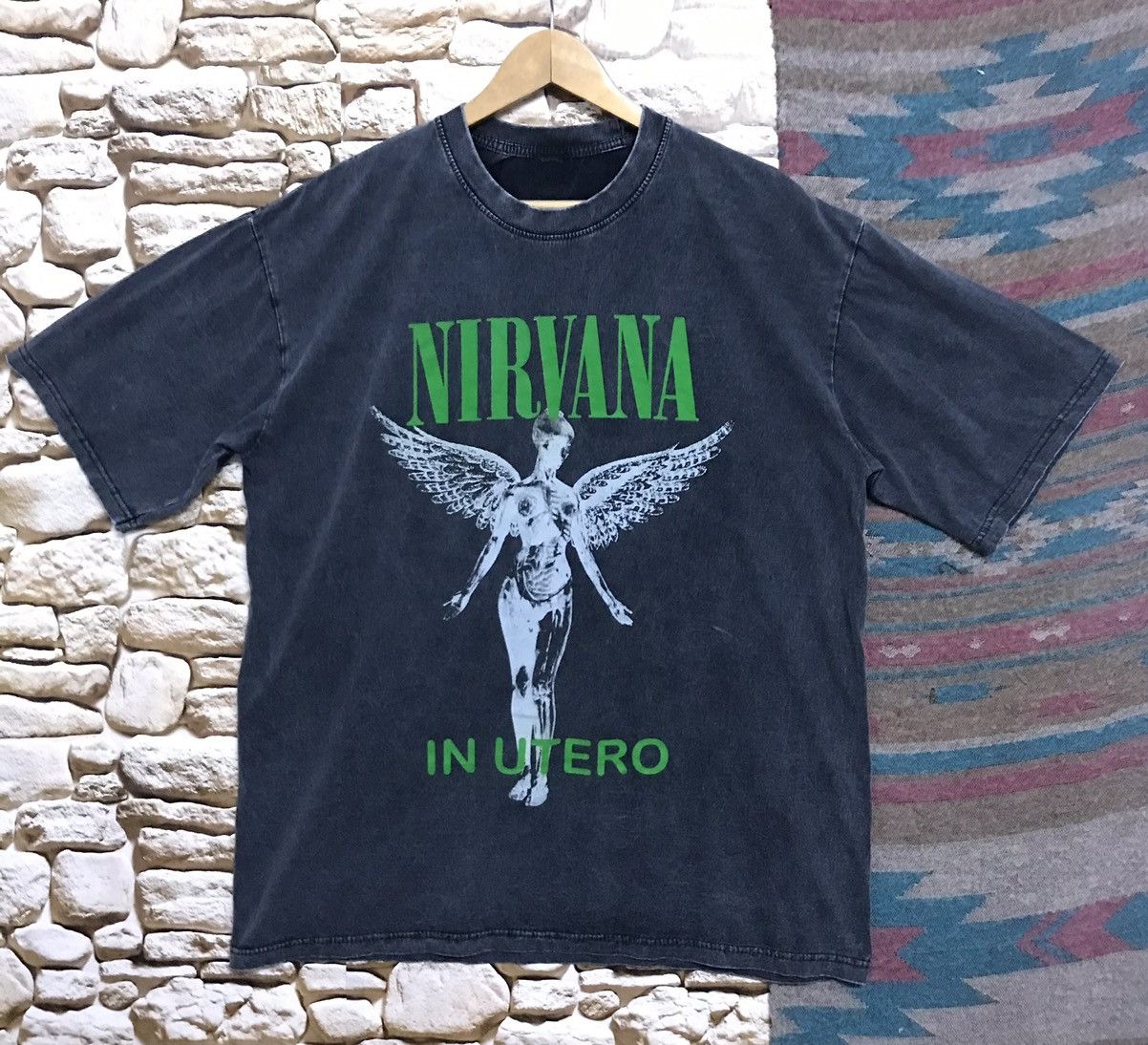 Band Tees × Nirvana Bootleg Nirvana In Utero band Tees Size US L / EU 52-54 / 3 - 1 Thumbnail