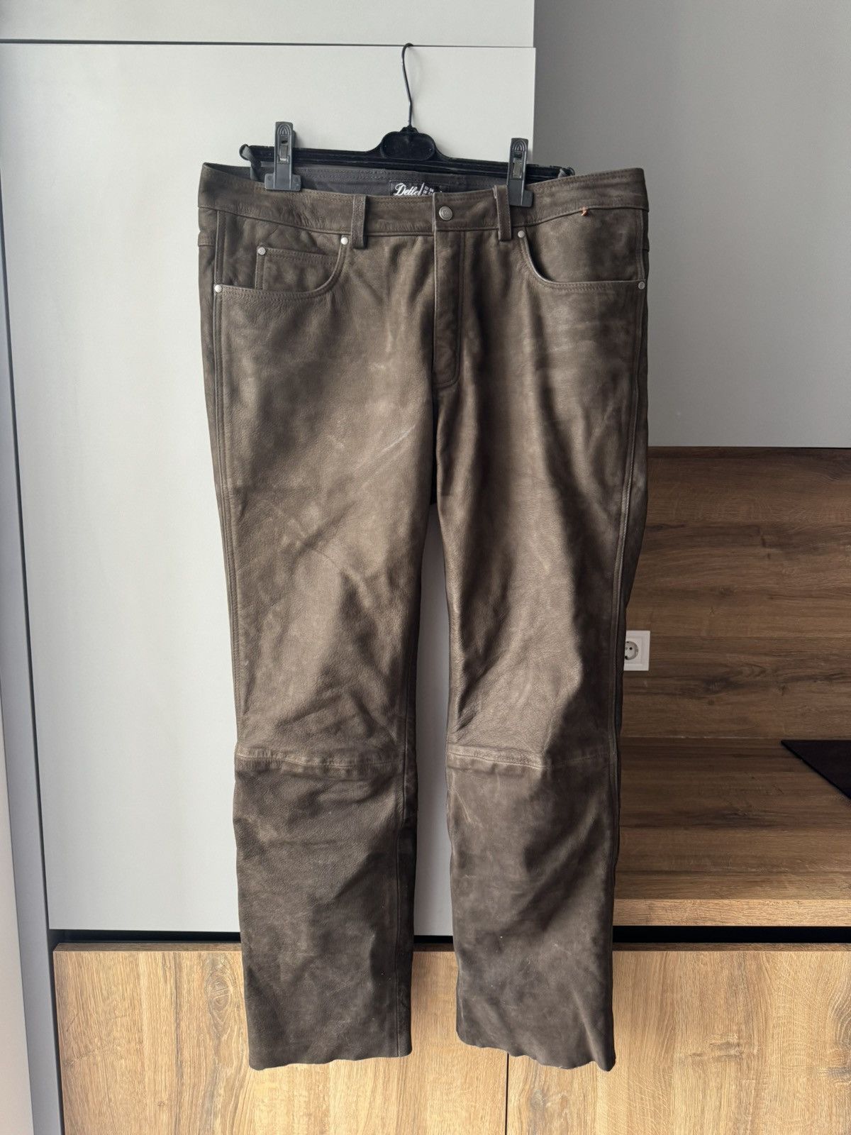 Vintage Avant-Garde Moto Leather Pants Grunge ERD Punk